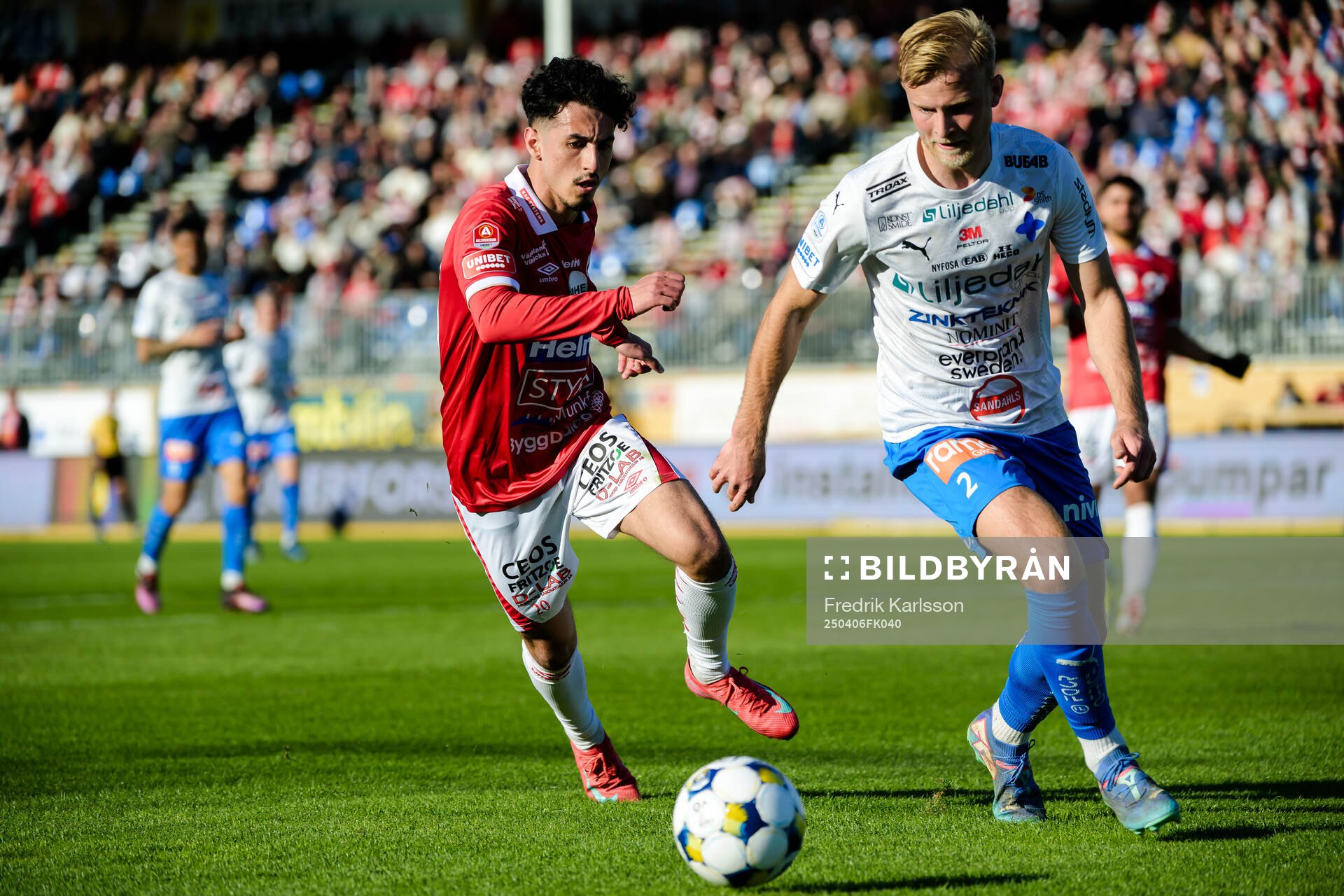Degerfors Elias Barsoum och Värnamos Johan Rapp