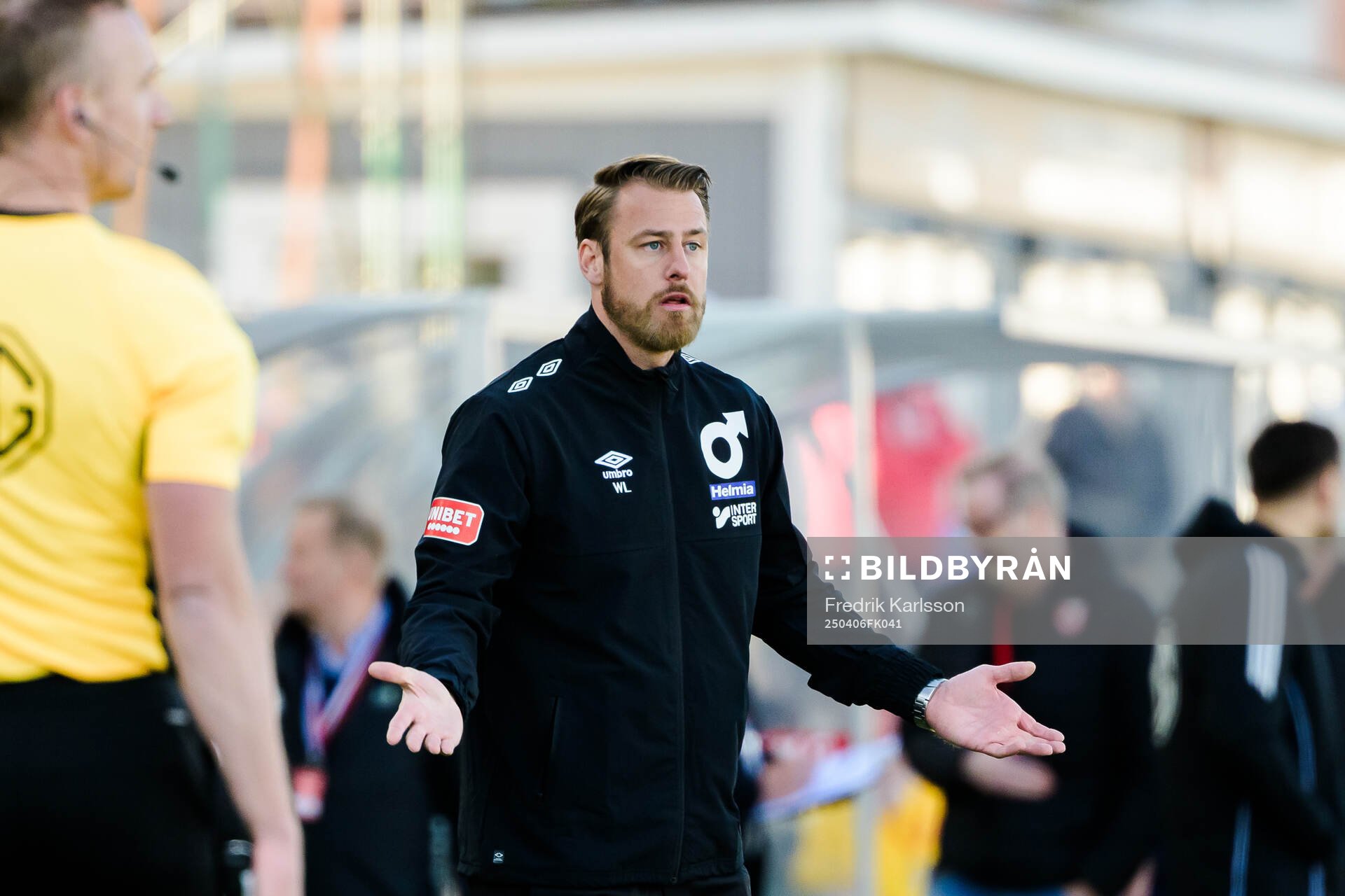 Degerfors tränare William Lundin