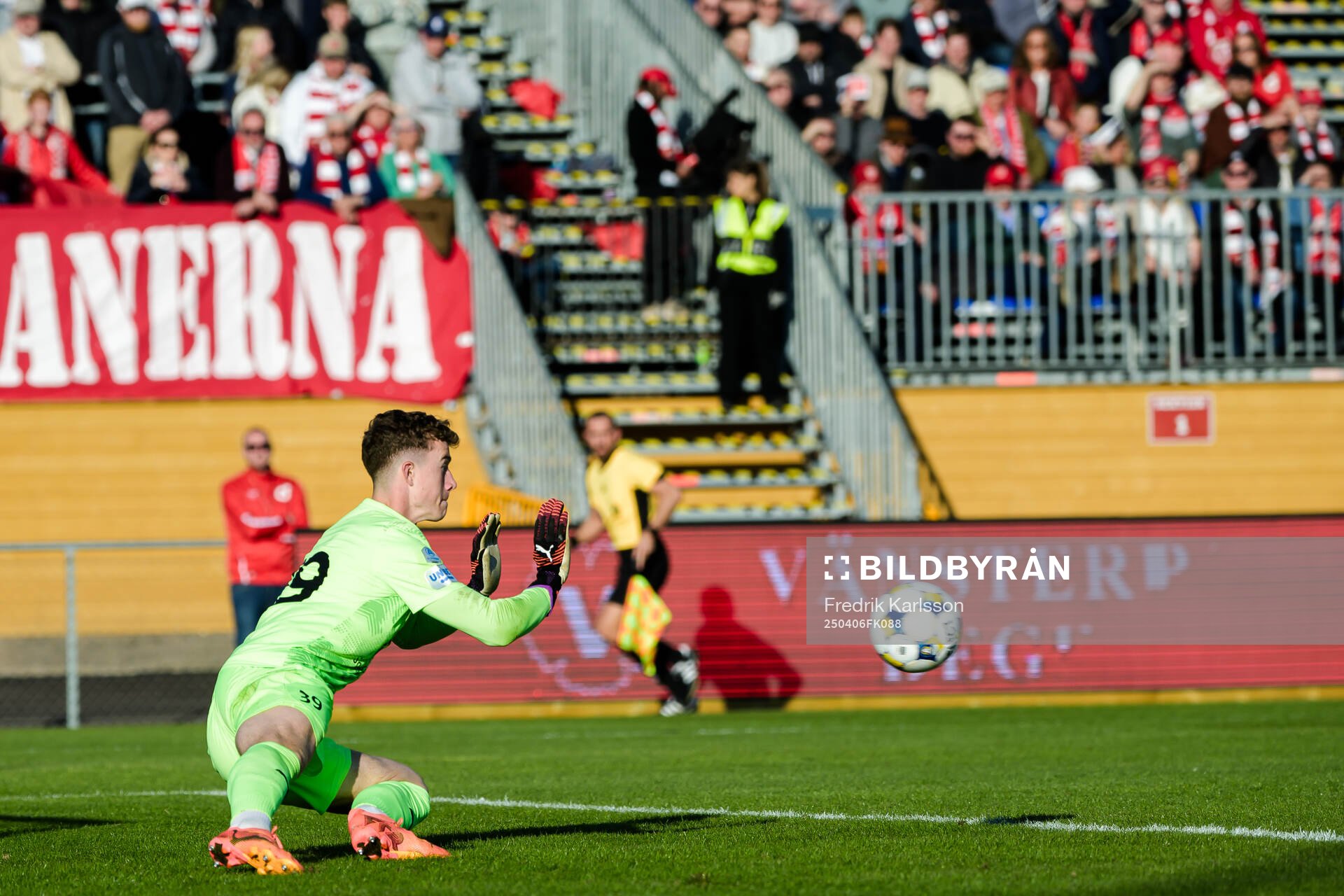 Värnamos målvakt Viktor Andersson