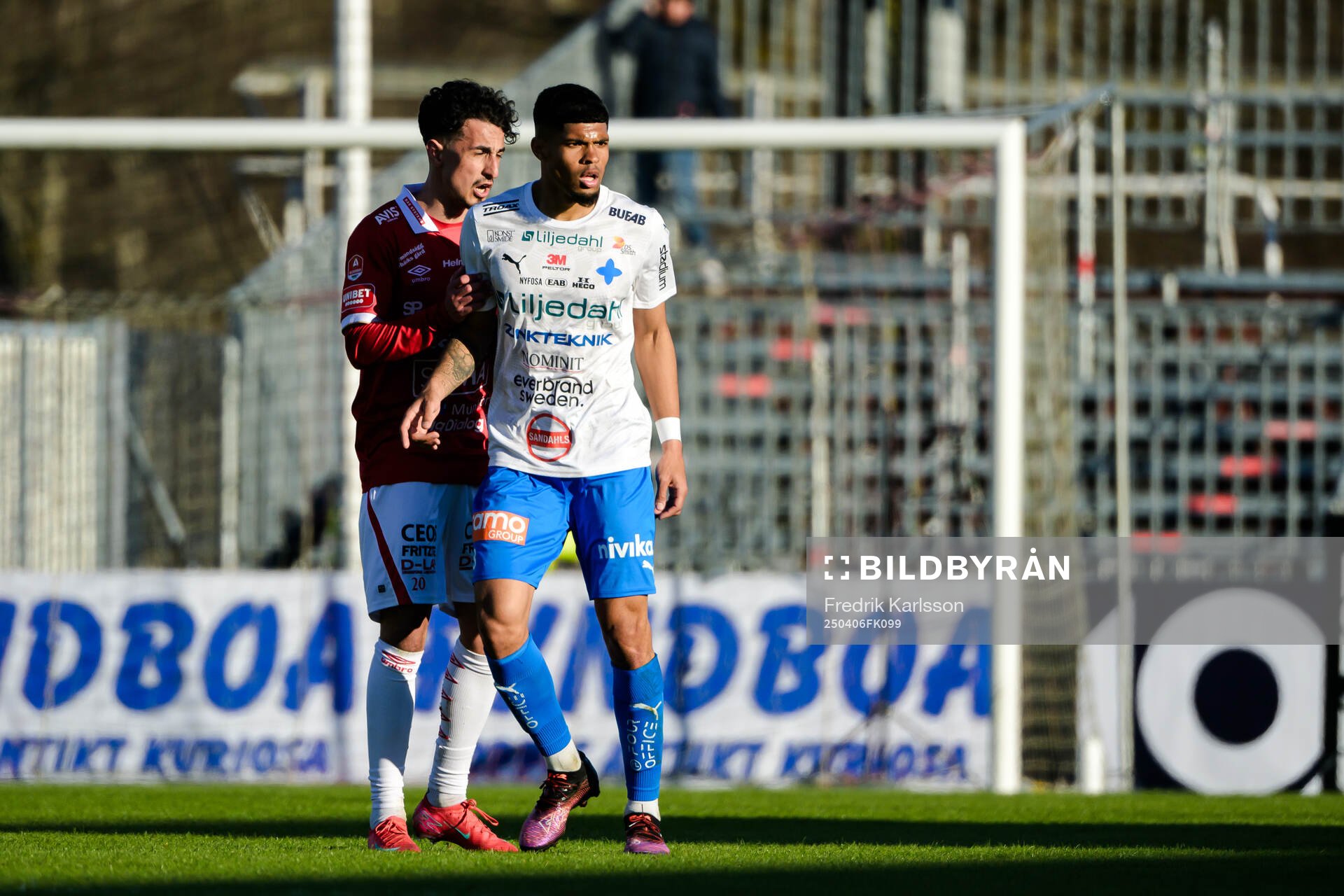 Degerfors Elias Barsoum och Värnamos Luke Le Roux