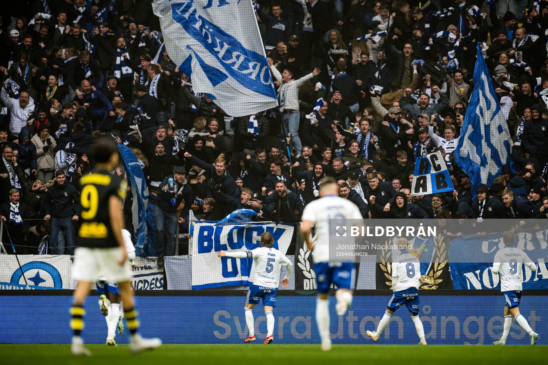 IFK Norrköpings Christoffer Nyman jublar