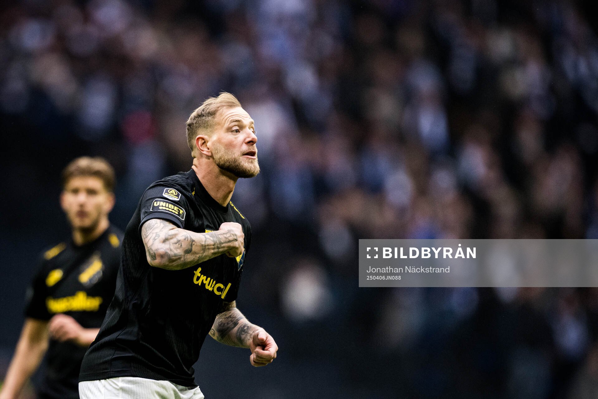 AIKs John Guidetti jublar