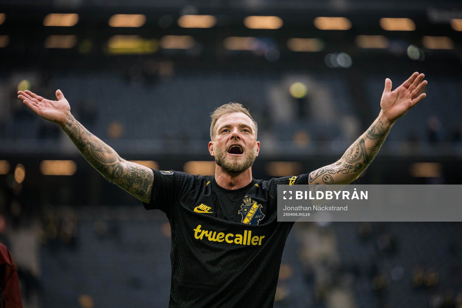 AIKs John Guidetti jublar