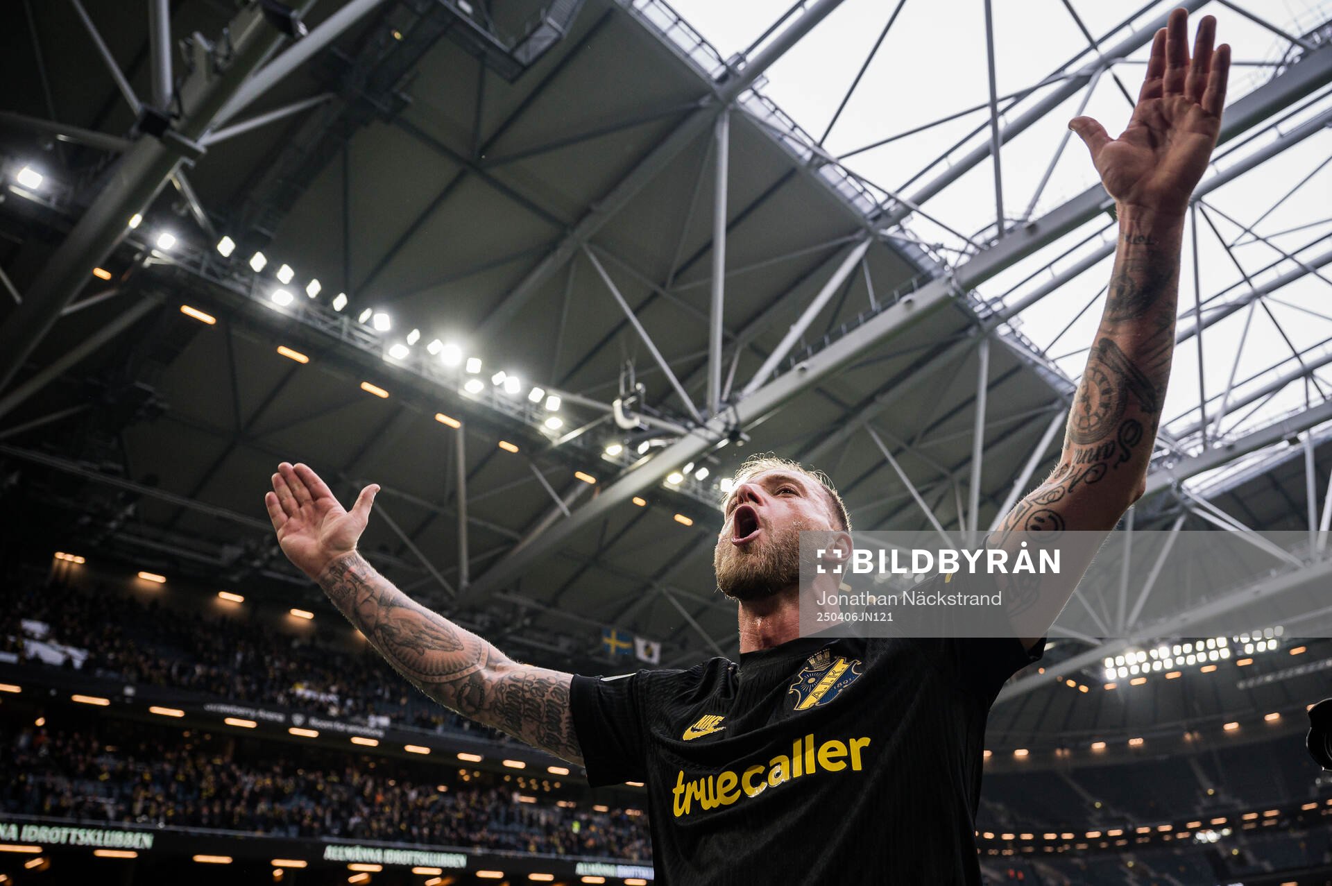 AIKs John Guidetti jublar