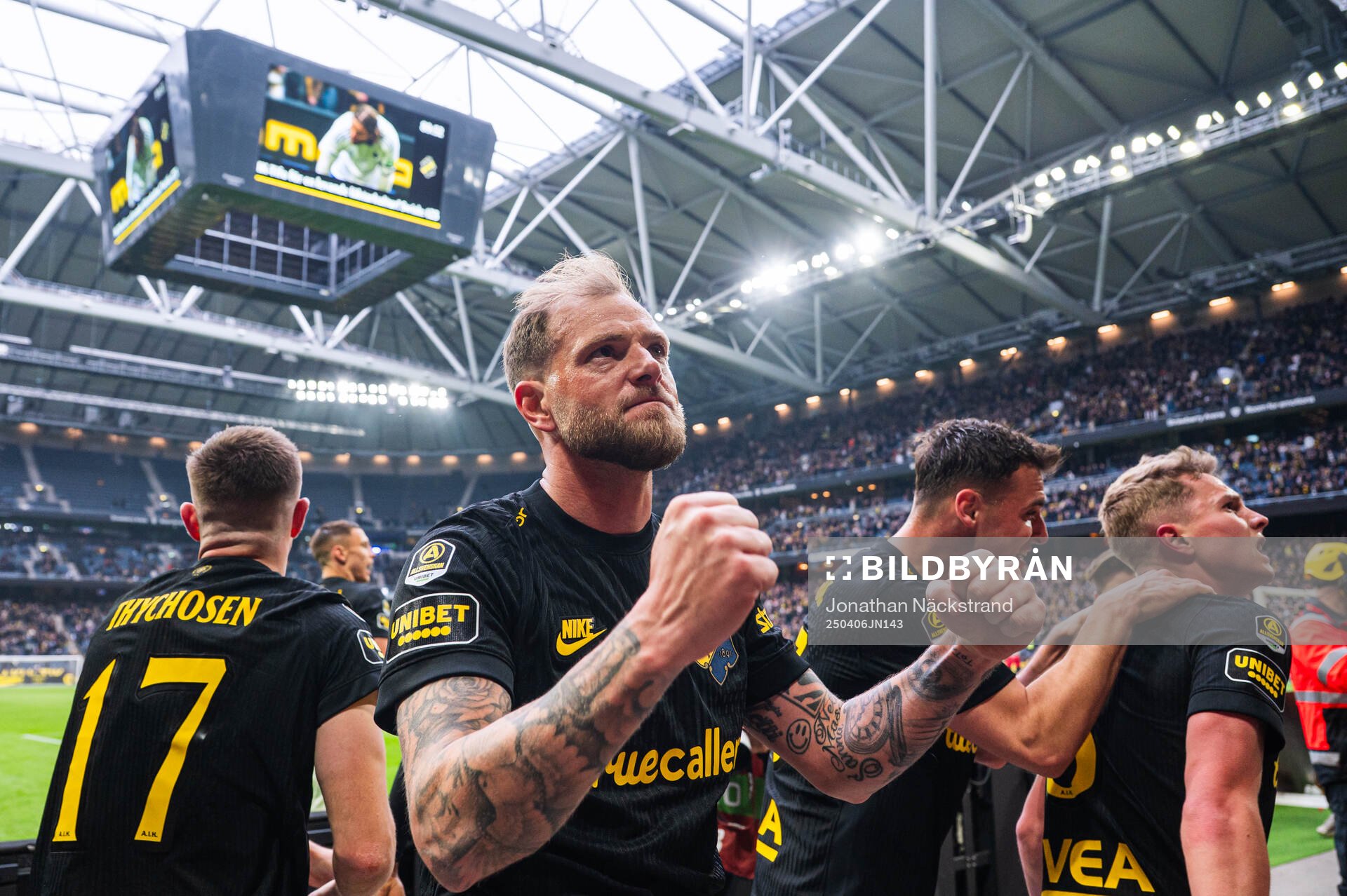 AIKs John Guidetti jublar