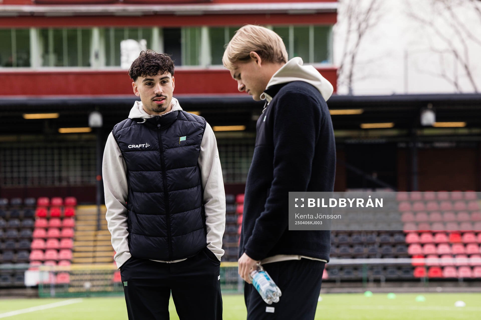 Hammarbys Sebastian Tounekti och Markus Karlsson