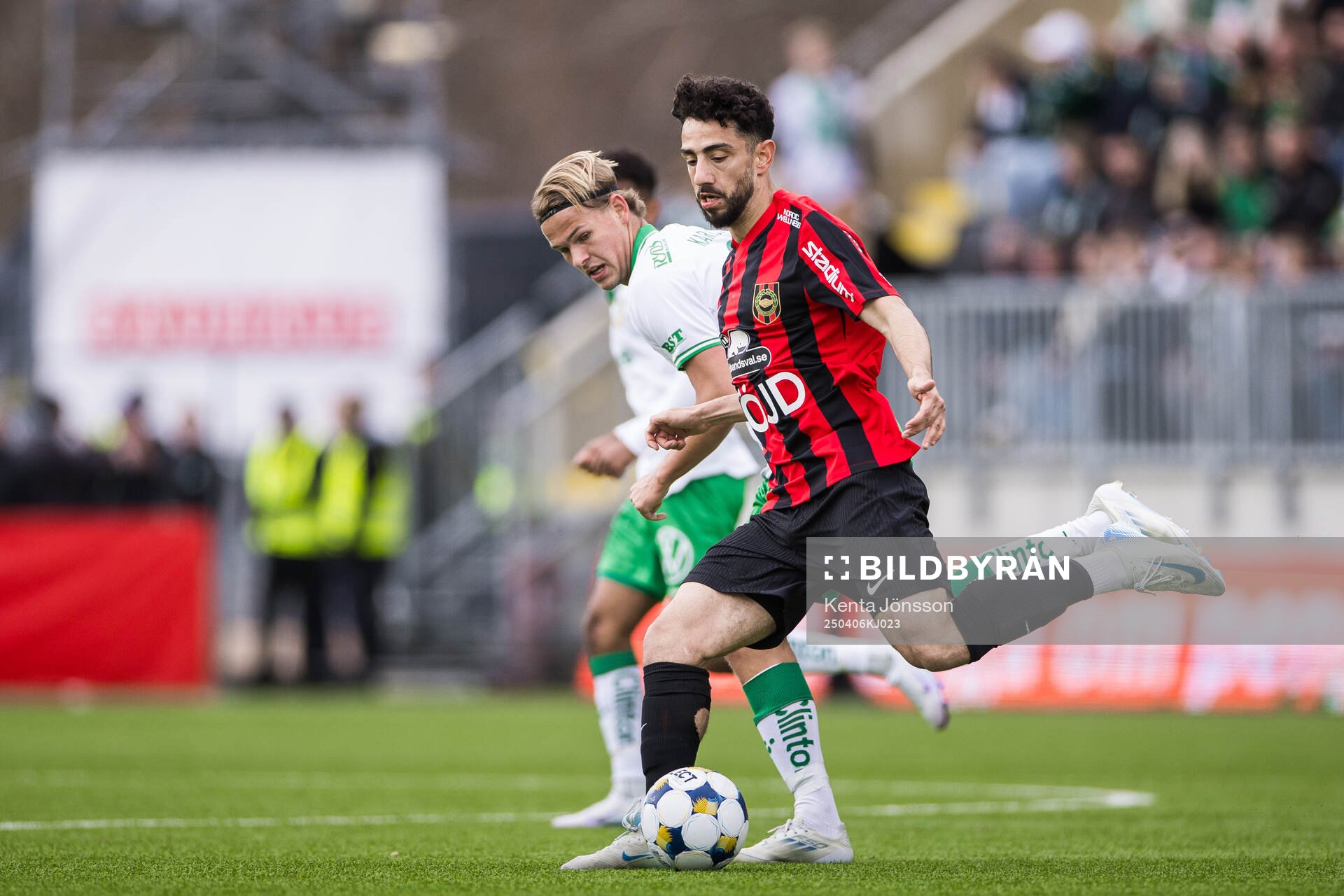 Brommapojkarnas Daleho Irandust och Hammarbys Markus