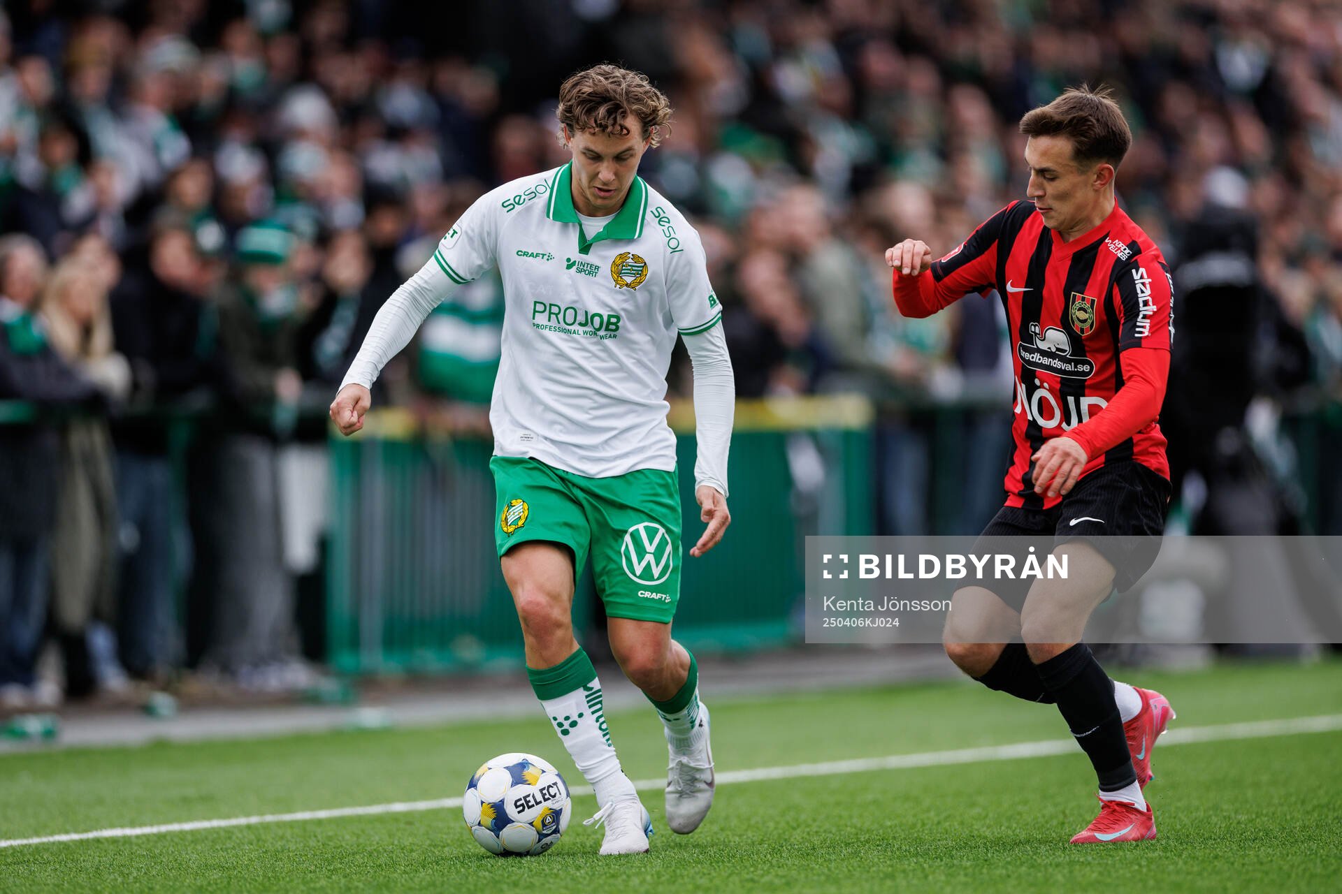 Hammarbys Hampus Skoglund och Brommapojkarnas Anton