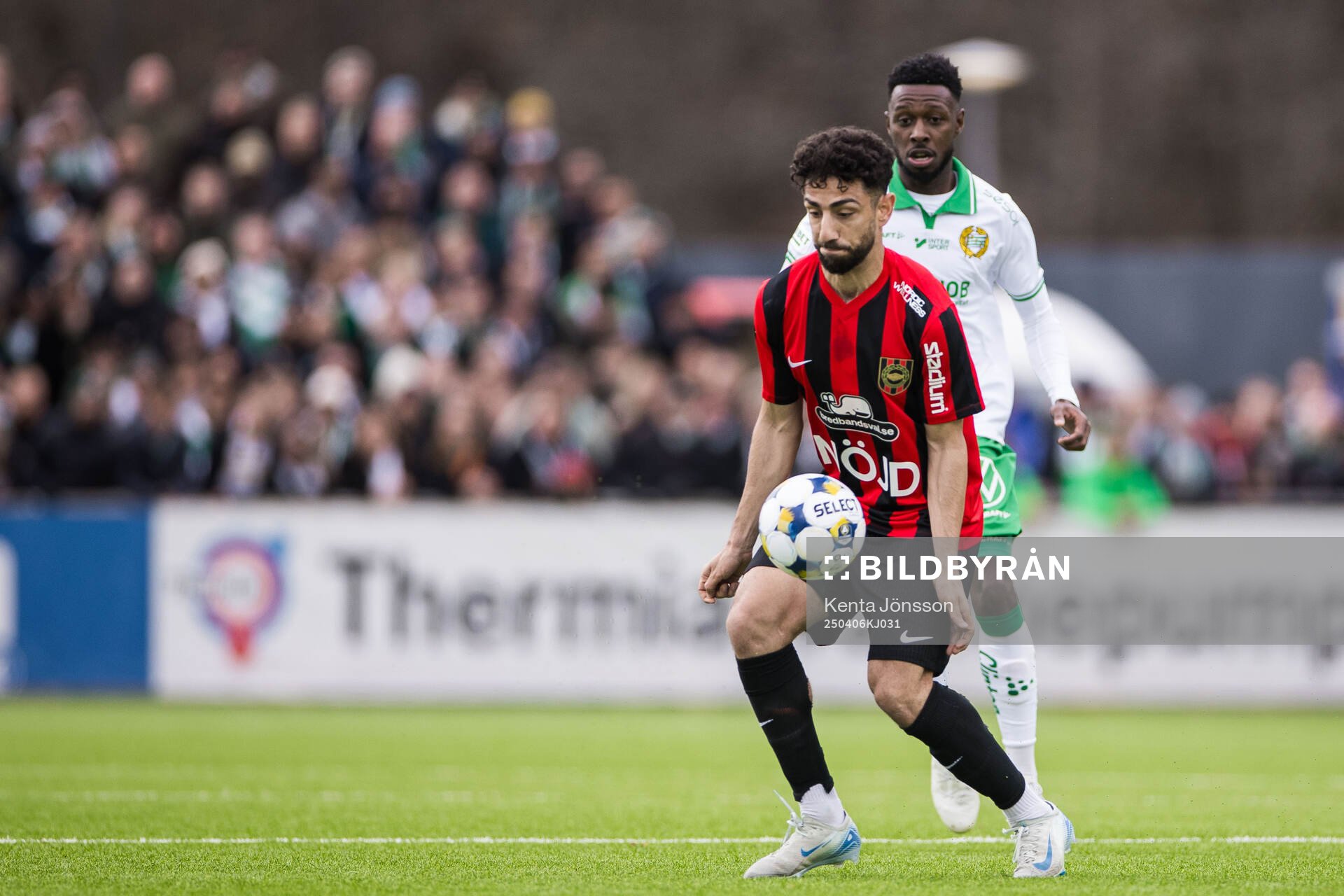 Brommapojkarnas Daleho Irandust och Hammarbys Shaquille