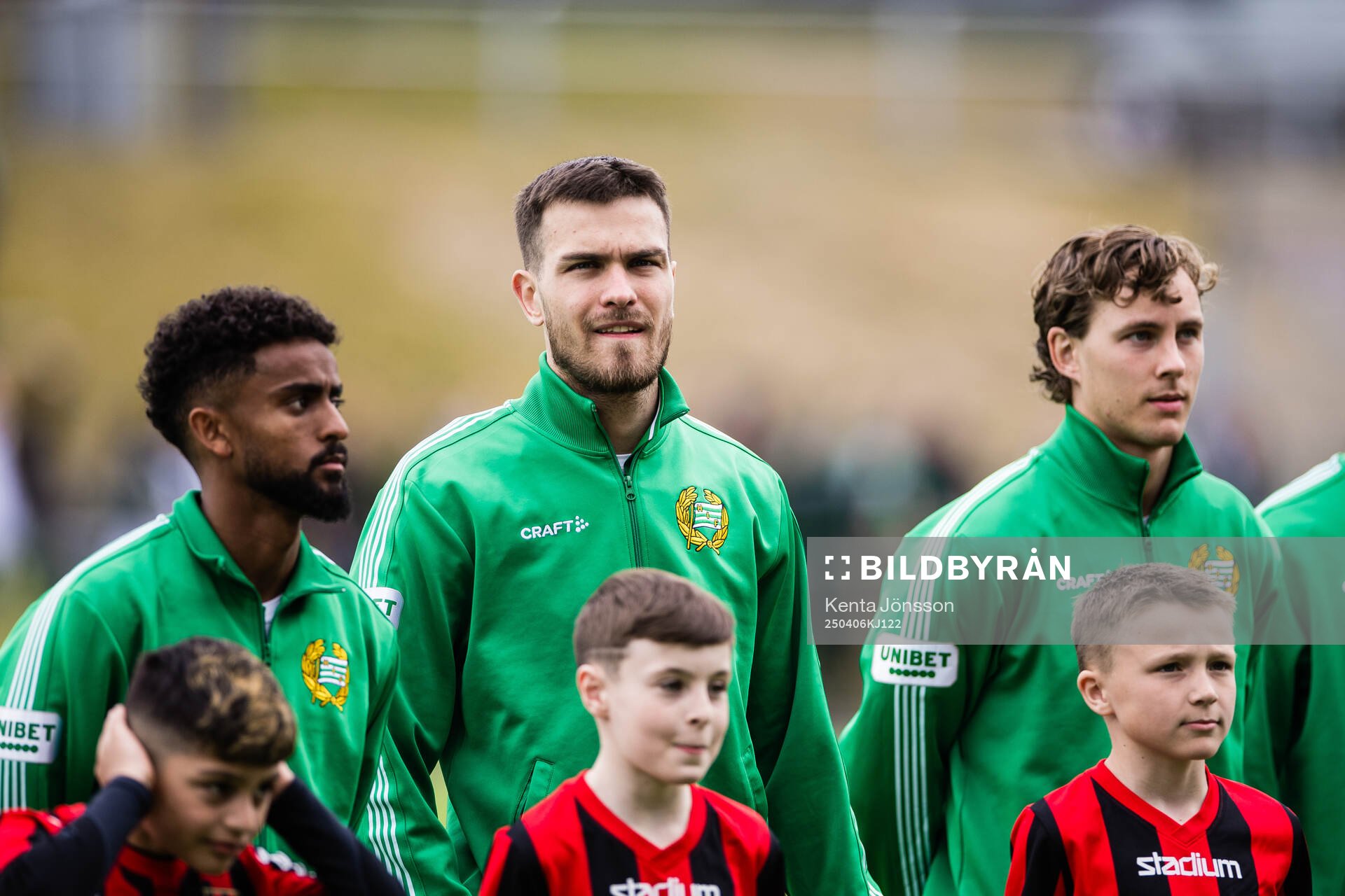 Hammarbys Tesfaldet Tekie, Pavle Vagic och Hampus Skoglund