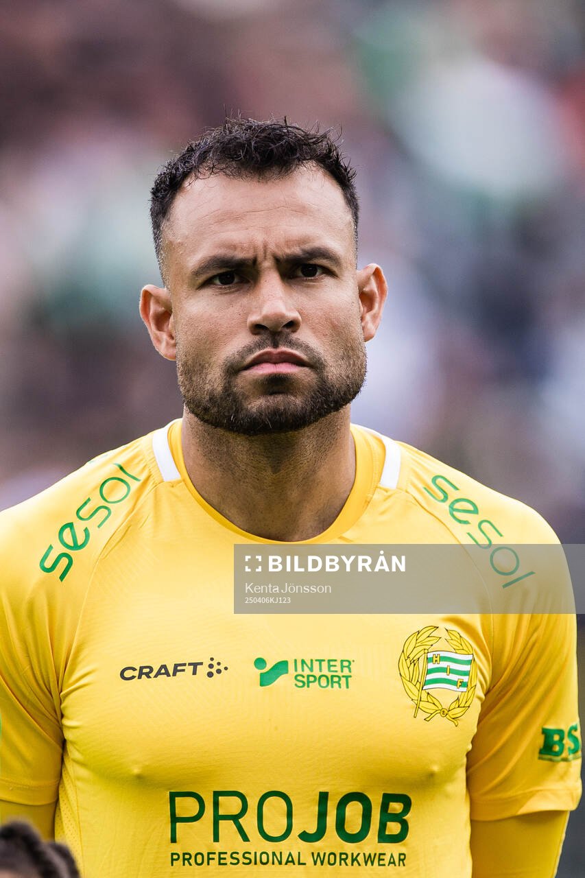 Hammarbys målvakt Warner Hahn