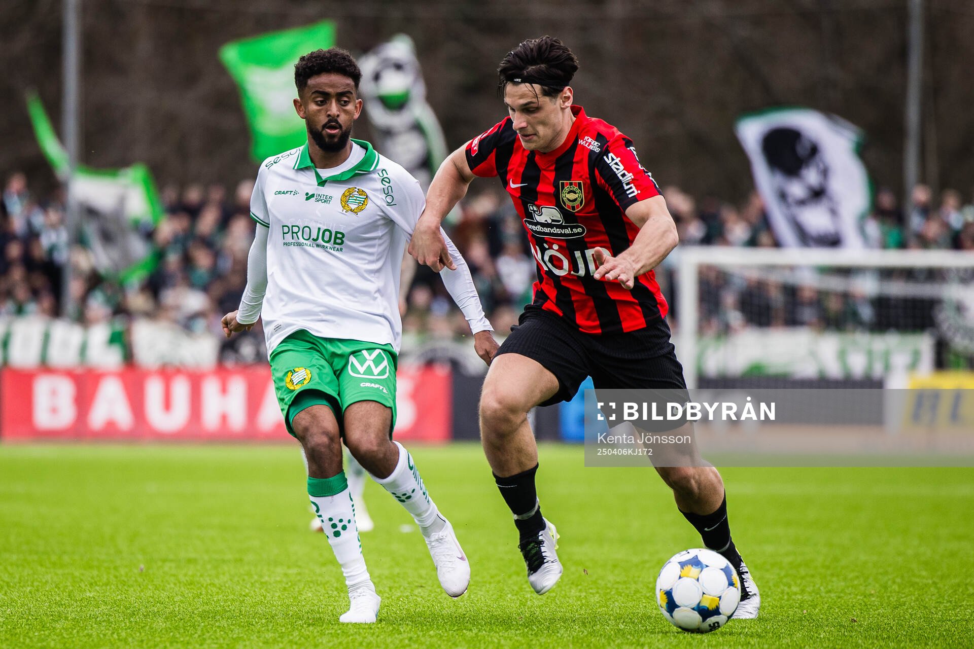 Hammarbys Tesfaldet Tekie och Brommapojkarnas Kevin