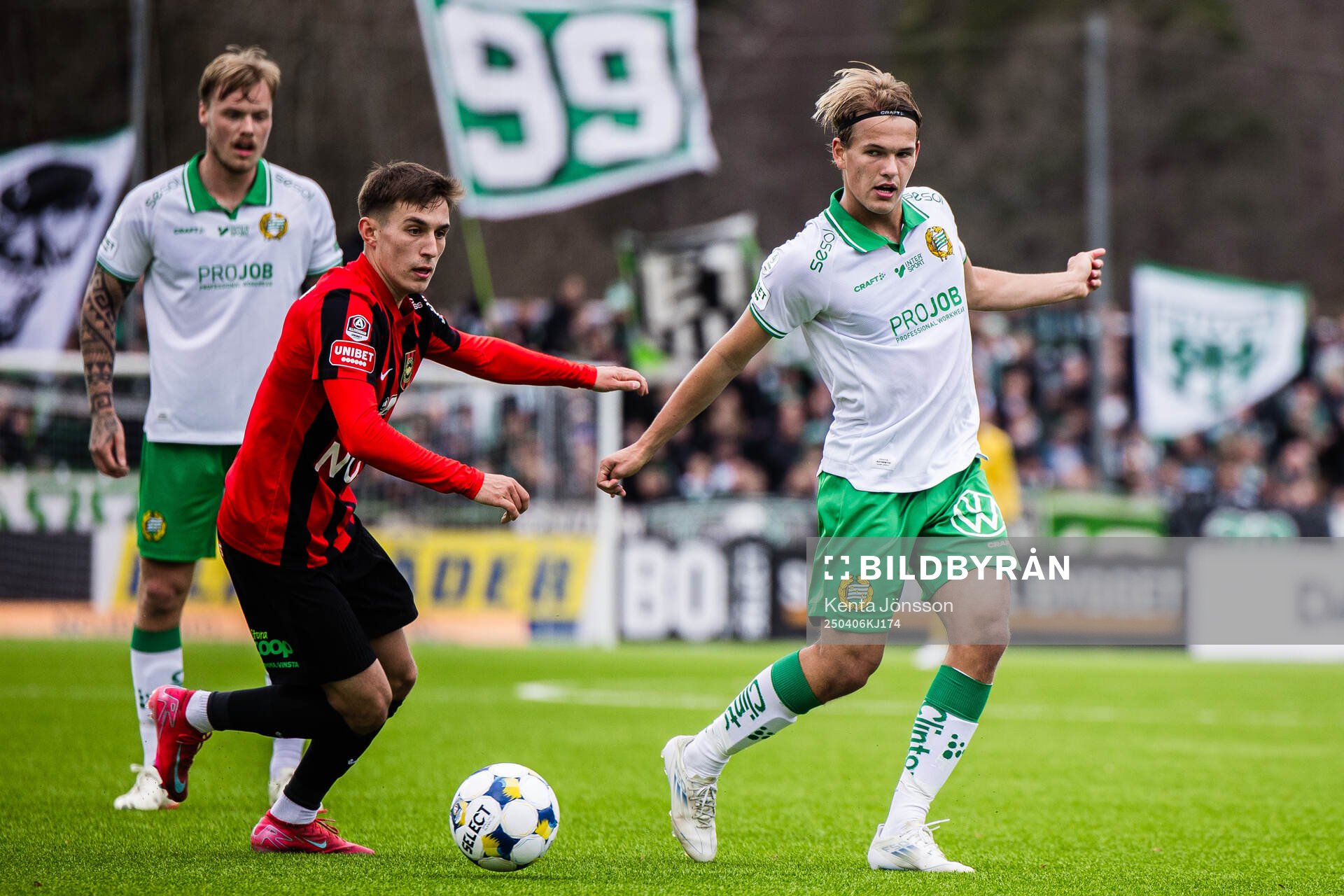 Brommapojkarnas Anton Kurochkin och Hammarbys Markus