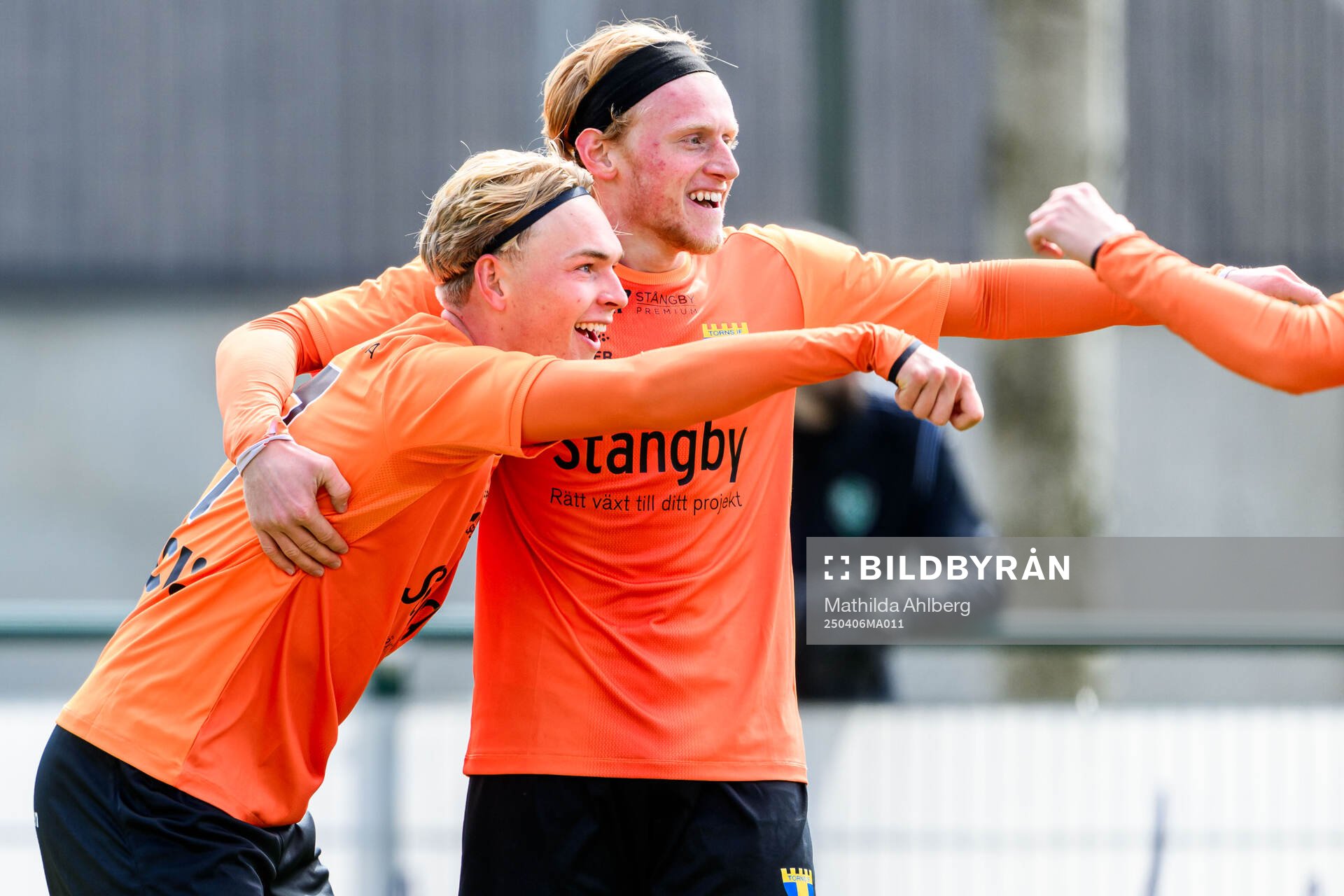 Torns Tom Wassholm och Ludwig Callebro jublar