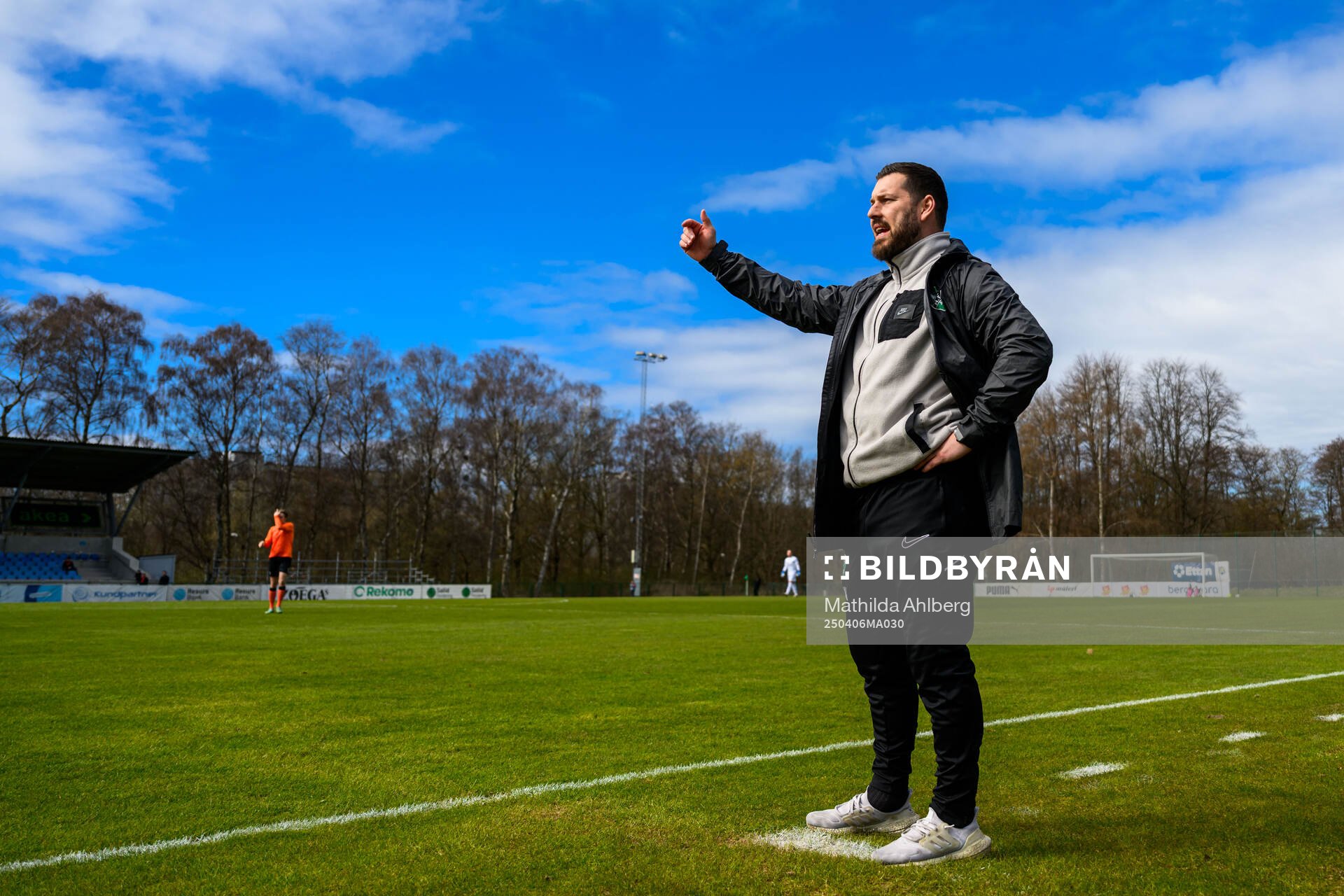 Högaborgs tränare Daniel Bennassar Nilsson