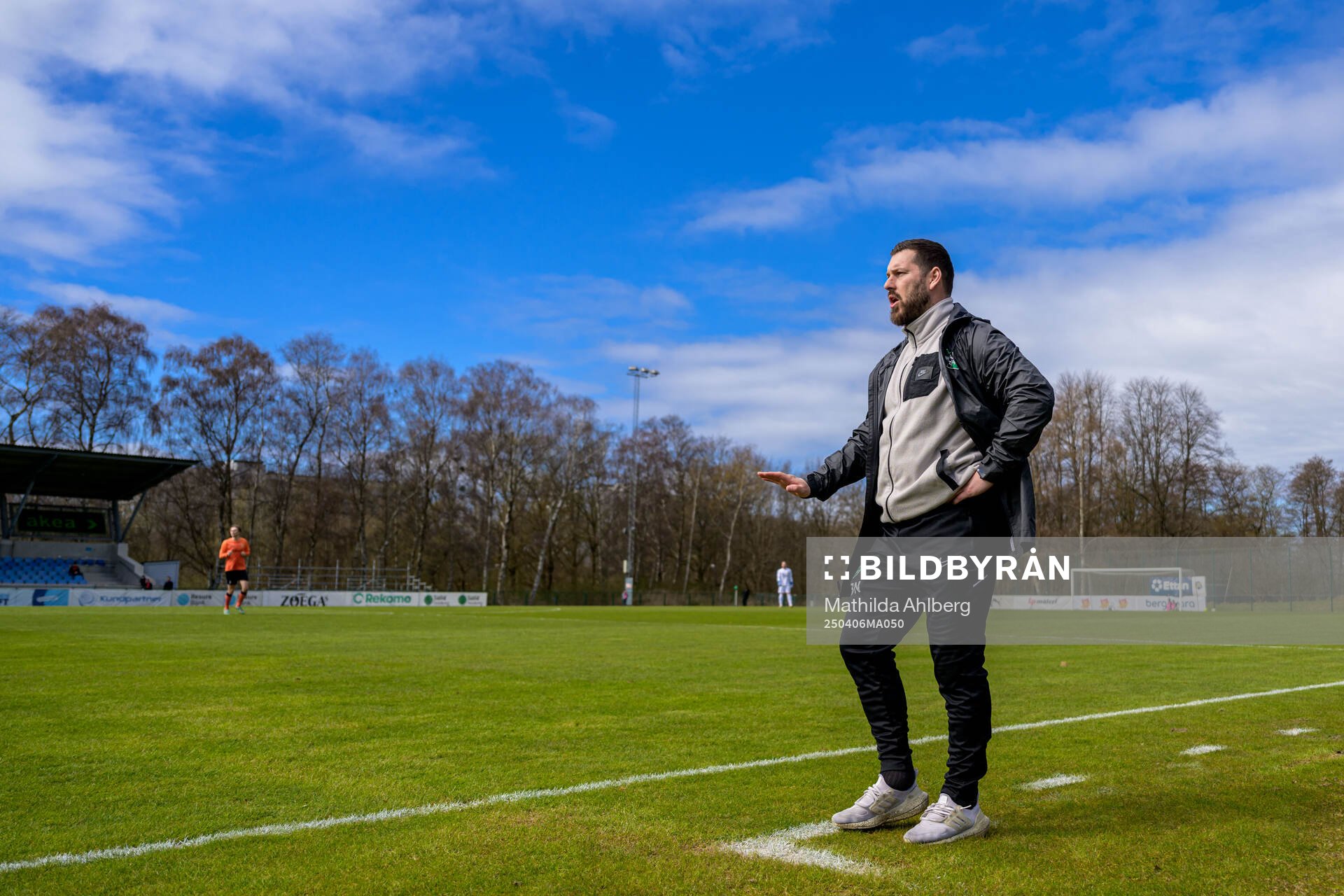 Högaborgs tränare Daniel Bennassar Nilsson