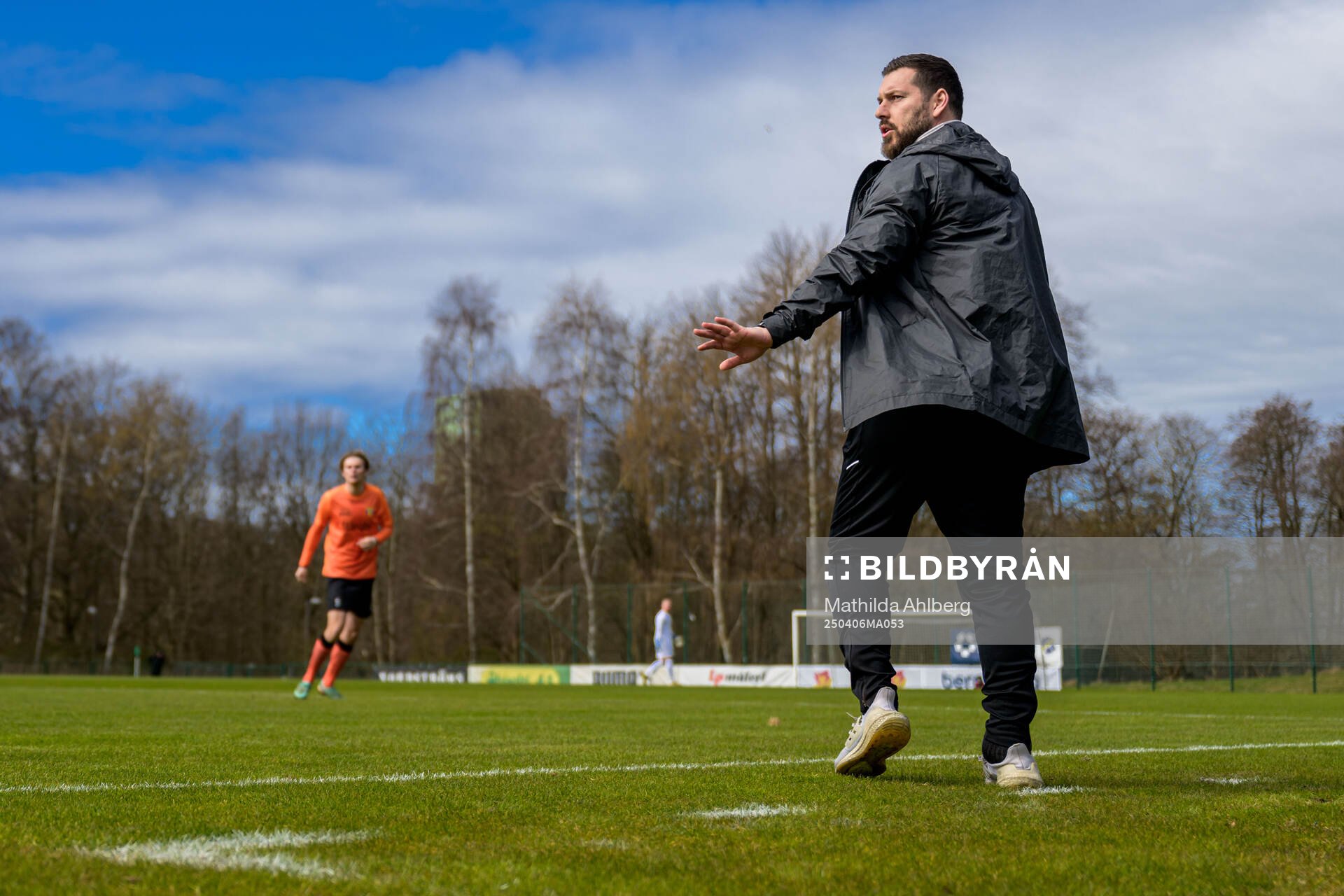 Högaborgs tränare Daniel Bennassar Nilsson