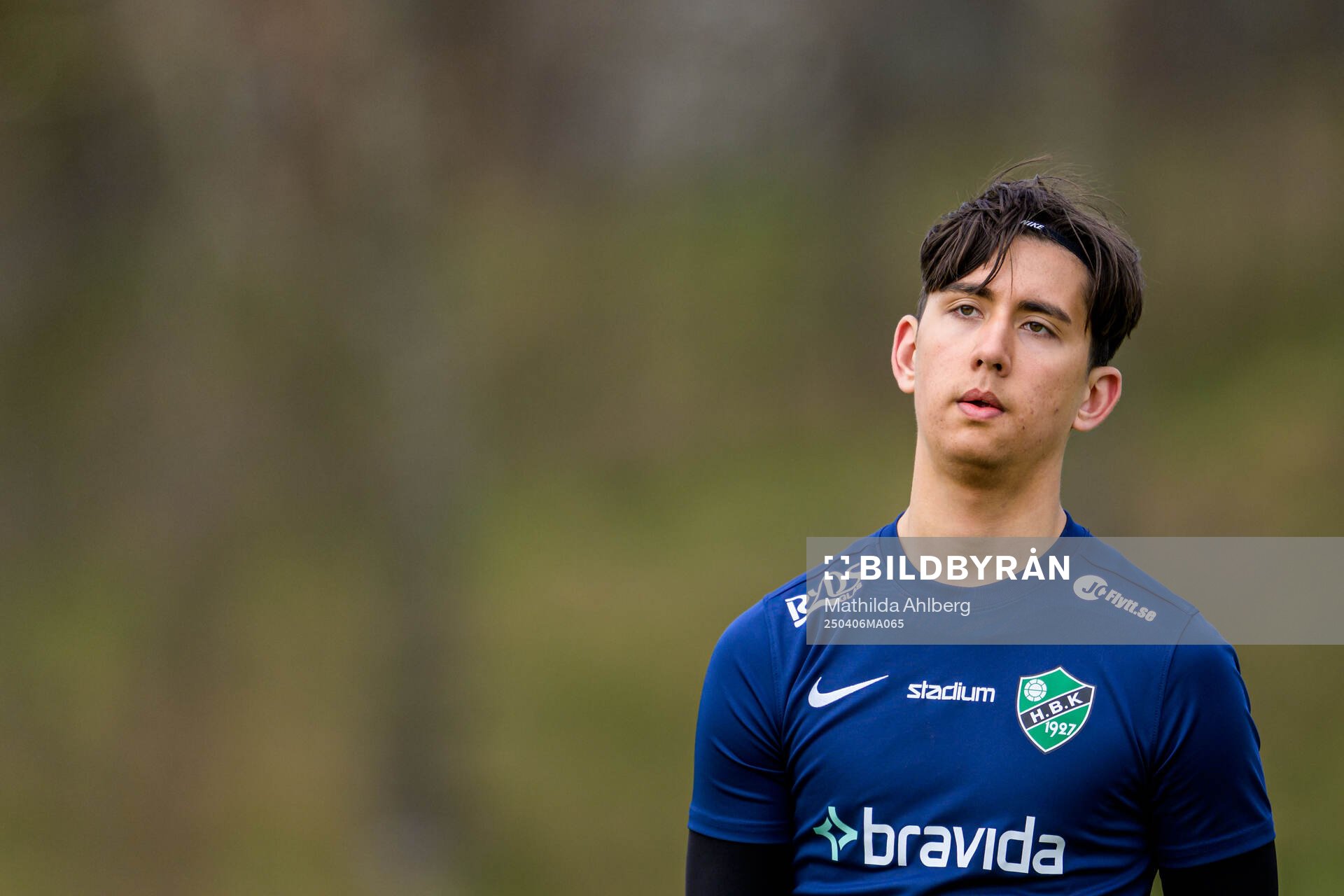 Högaborgs målvakt Benjamin Olsson deppar
