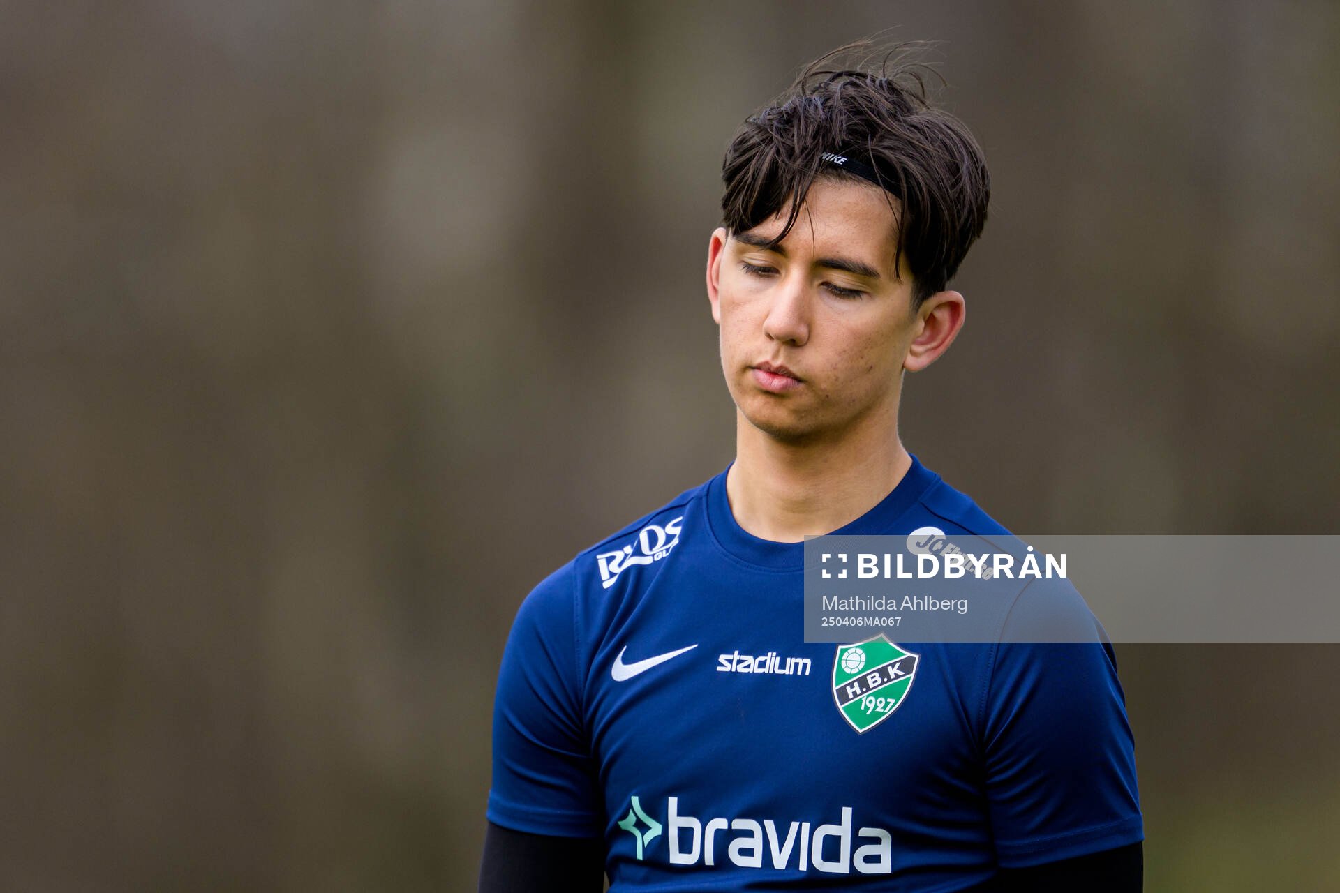 Högaborgs målvakt Benjamin Olsson deppar