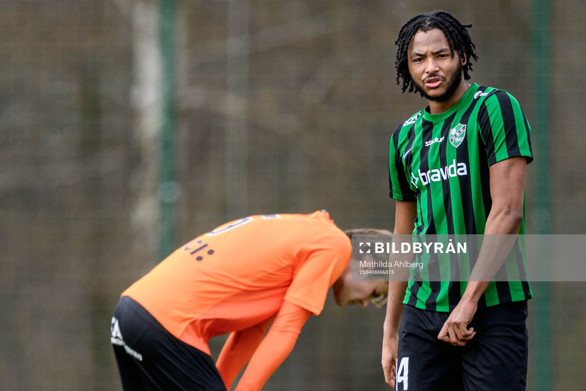Högaborgs Adam Touray deppar