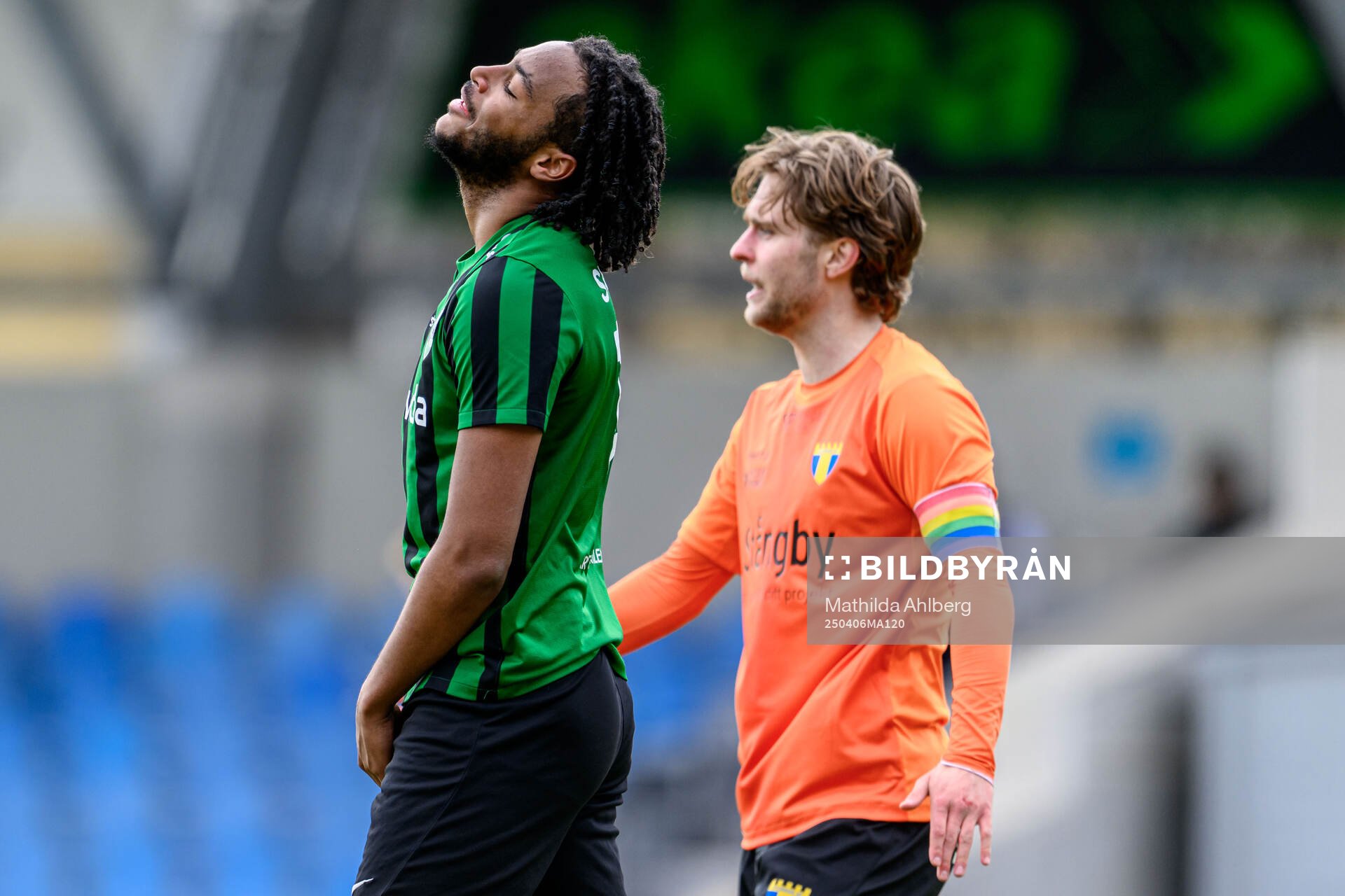 Högaborgs Adam Touray deppar