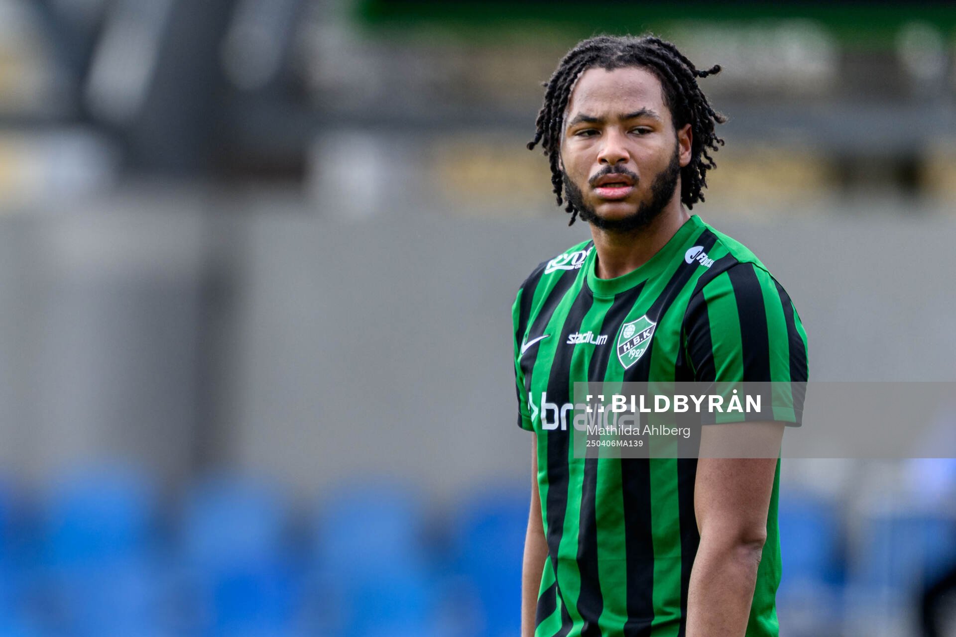 Högaborgs Adam Touray deppar