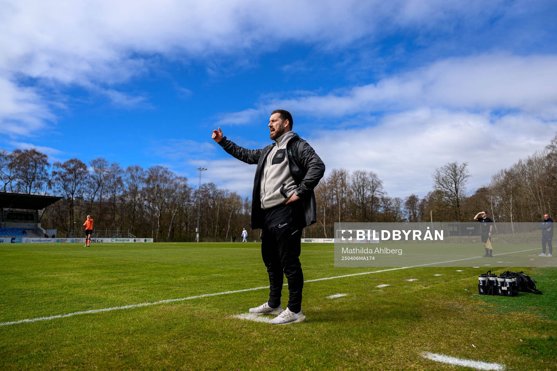 Högaborgs tränare Daniel Bennassar Nilsson