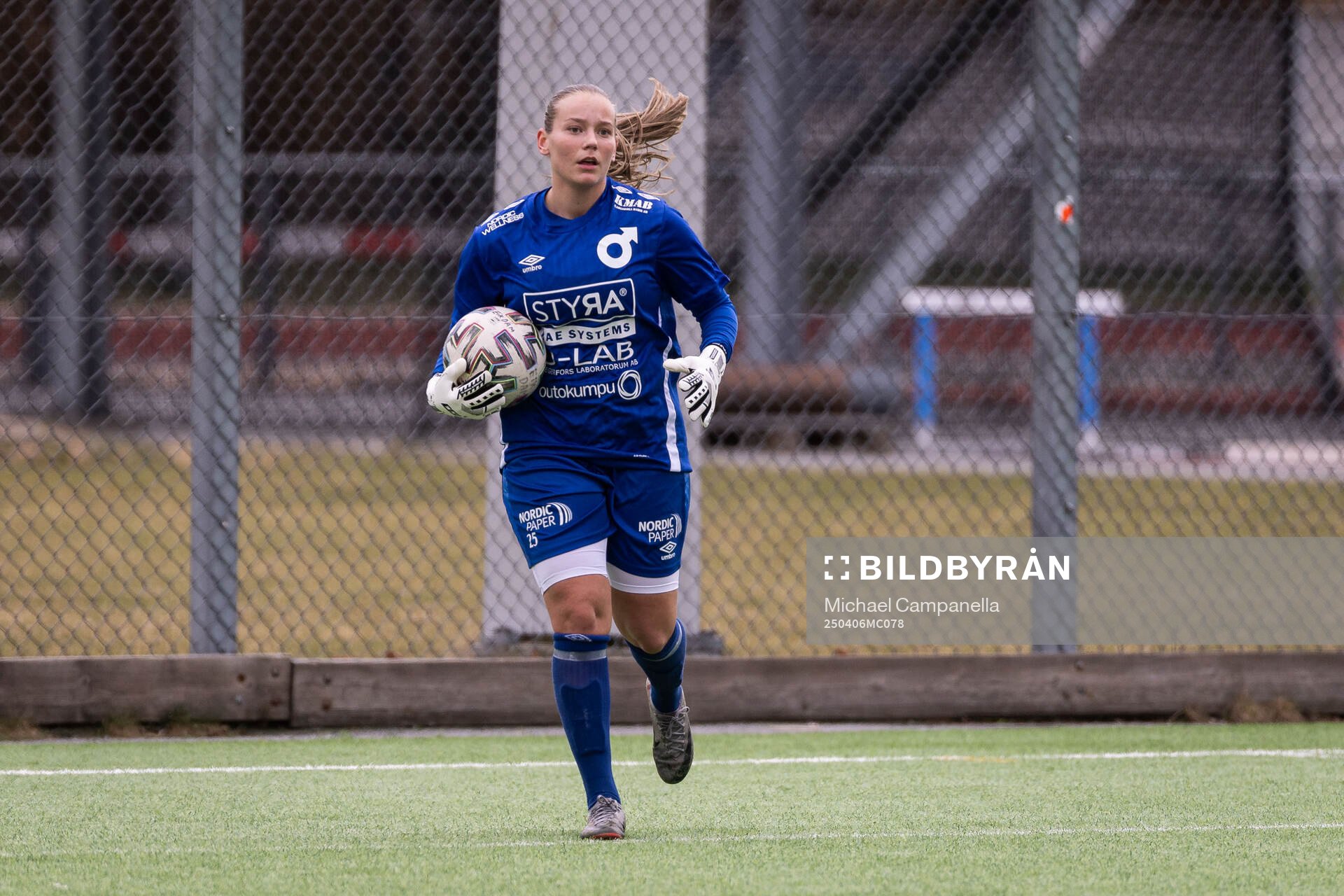 Degerfors IFs målvakt Elin Ekmark