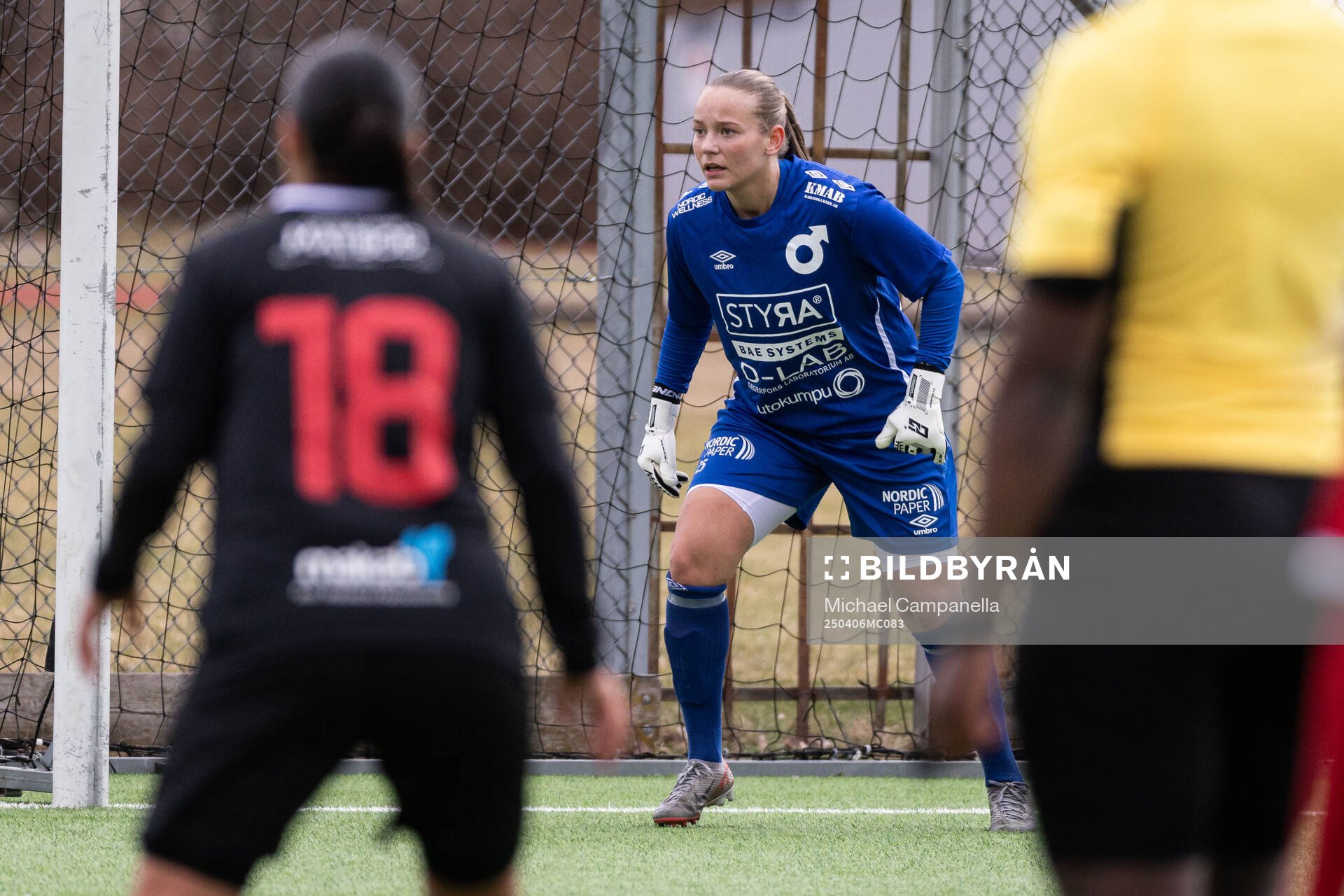 Degerfors IFs målvakt Elin Ekmark