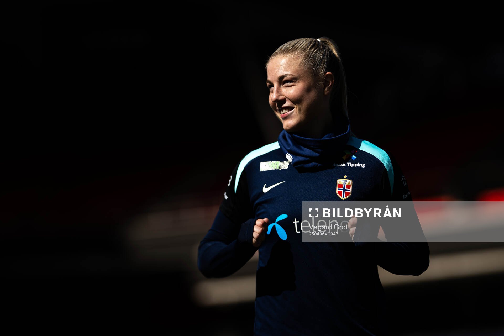 Sophie Román Haug of the Norwegian women's national