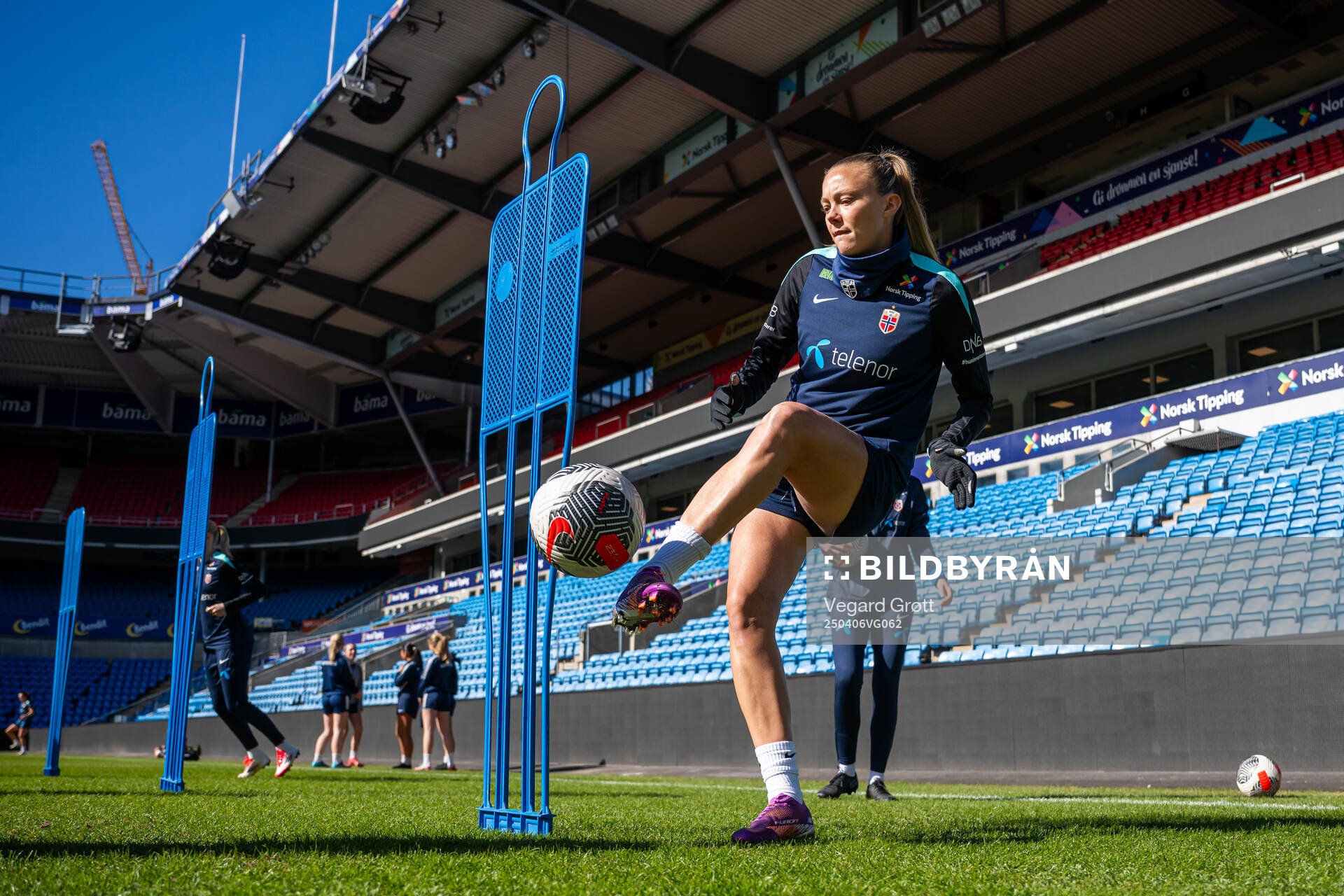 Synne Sofie Kinden Jensen of the Norwegian women's national