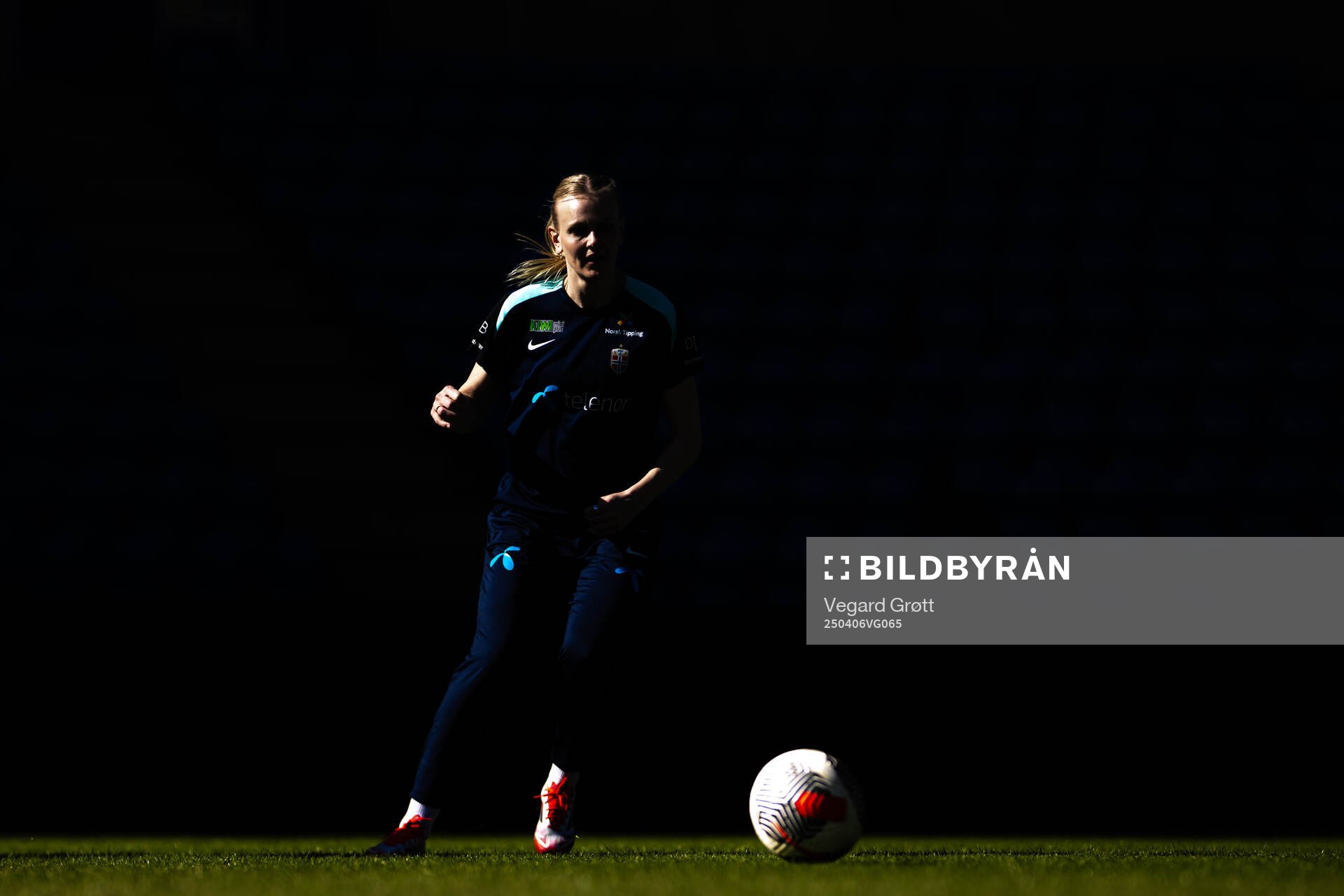 Karina Sævik of the Norwegian women's national football
