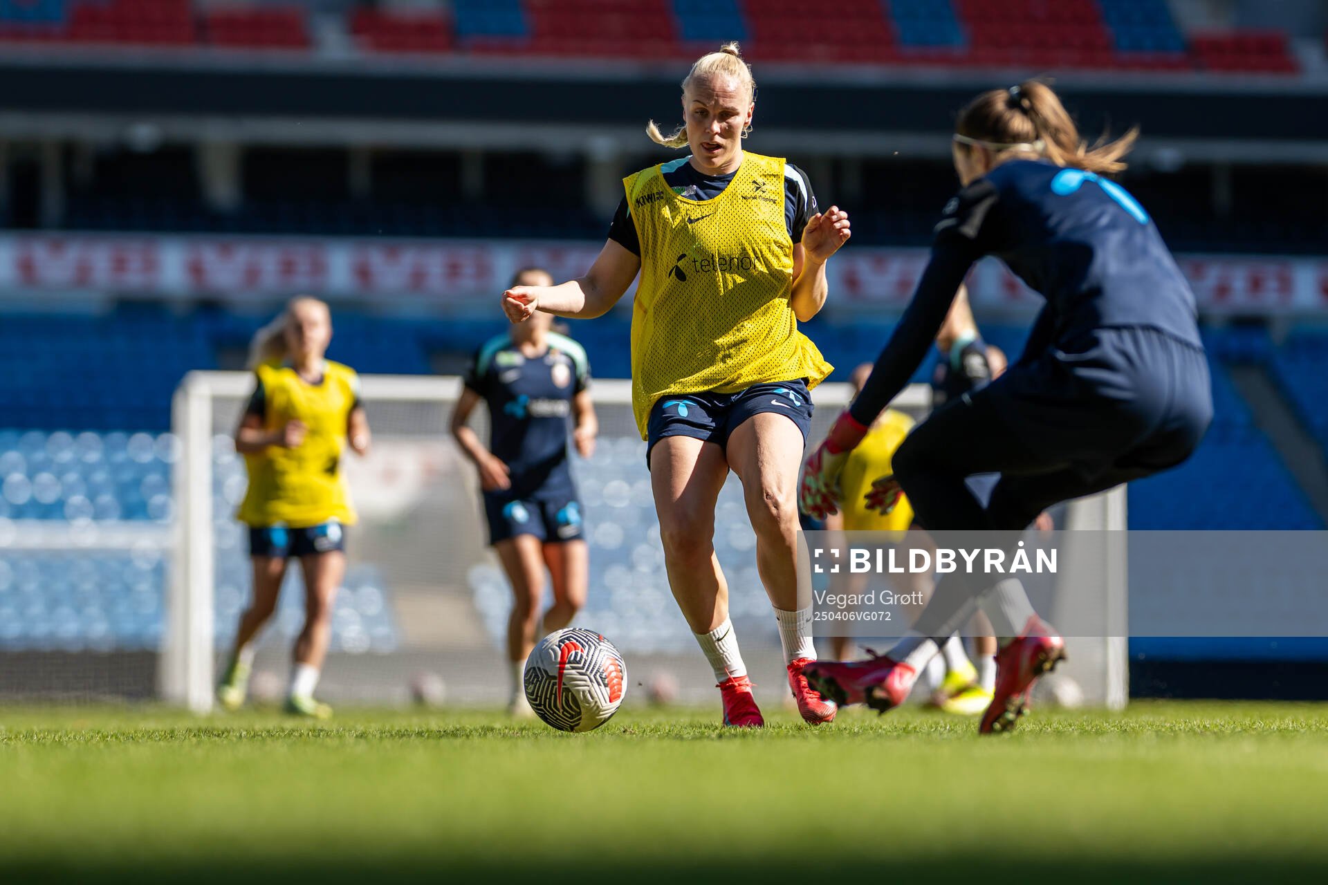 Maria Thorisdottir of the Norwegian women's national