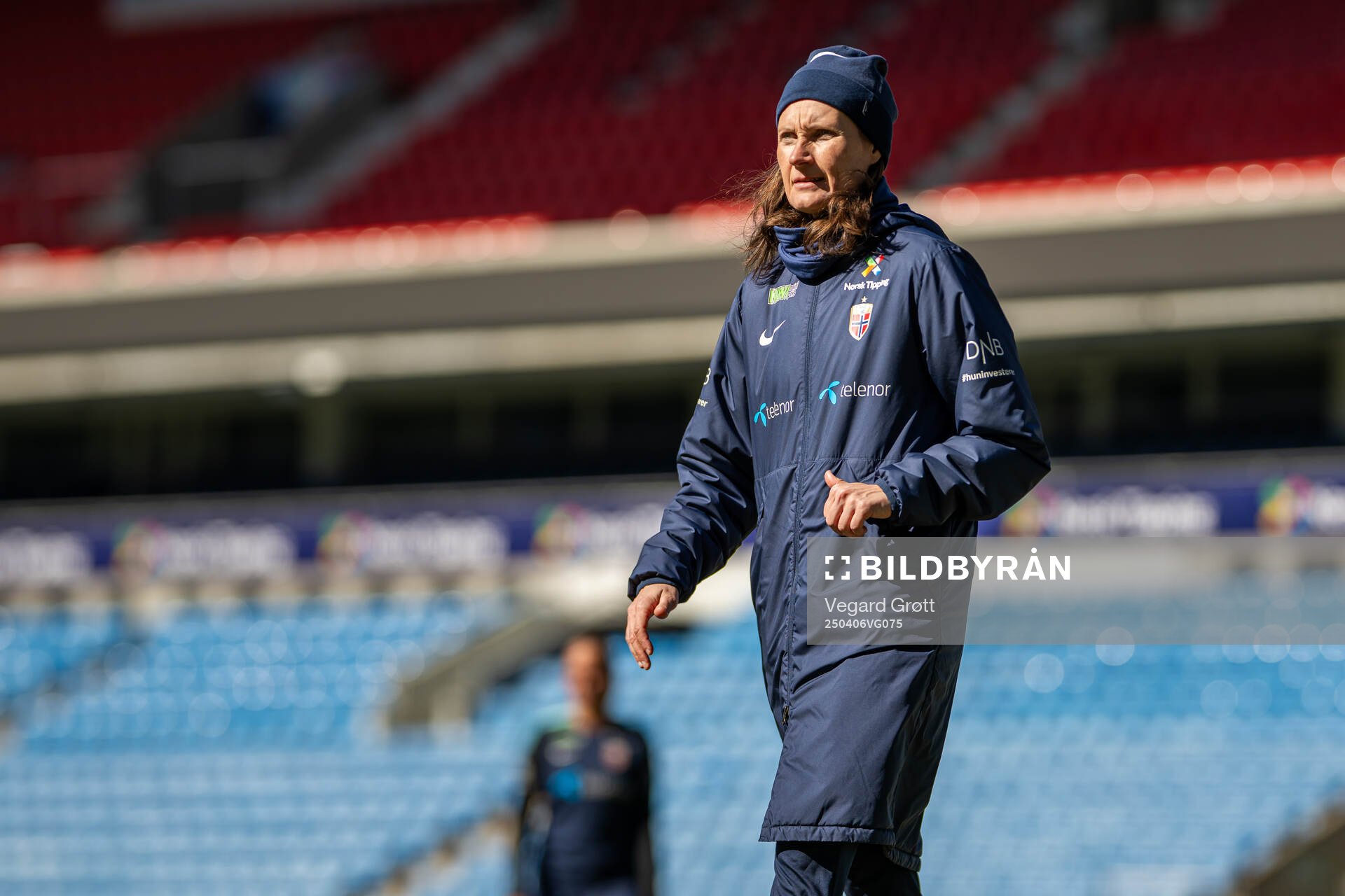 Ingvild Stensland, assistant coach of the Norwegian women's