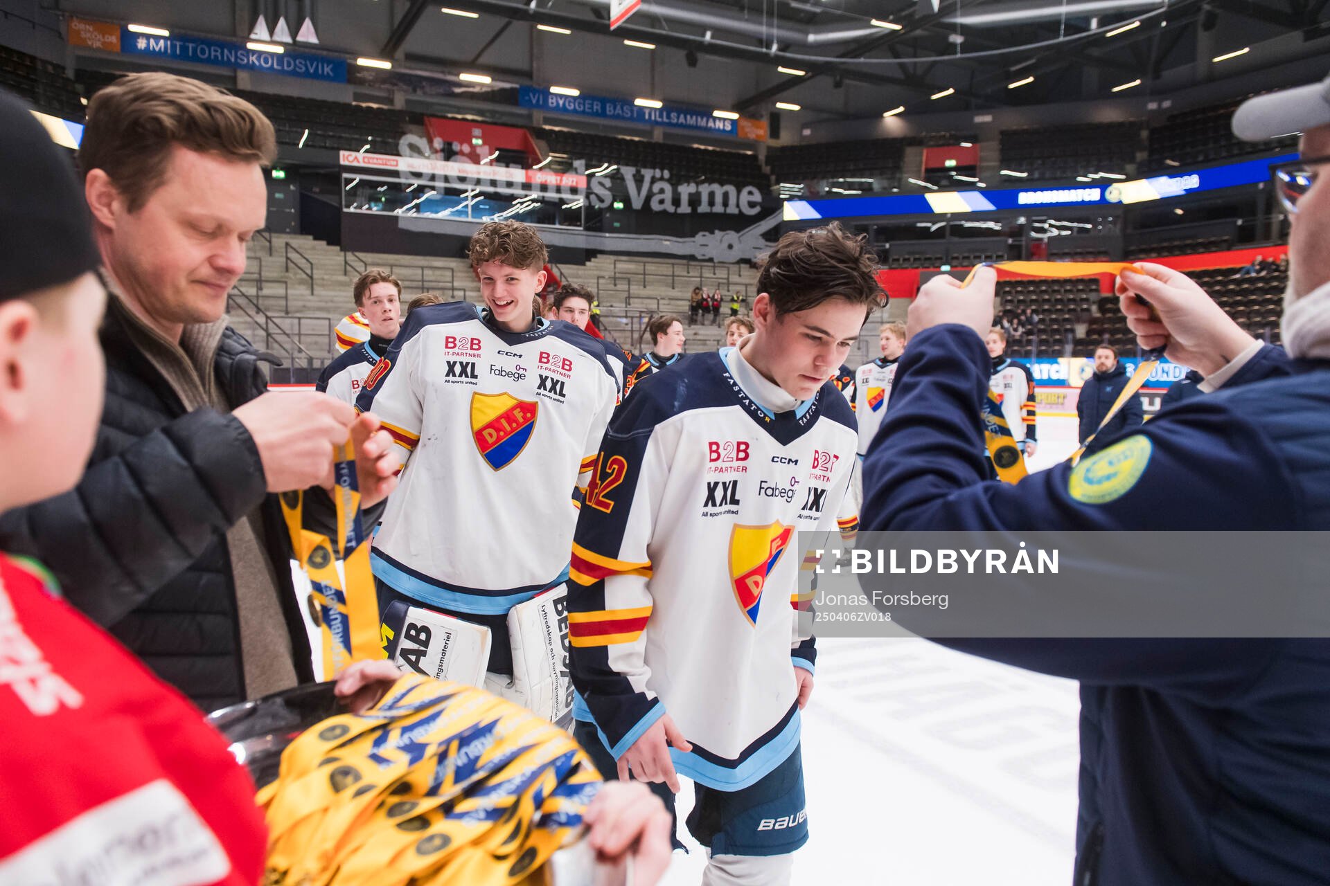 Djurgården tar emot medaljer