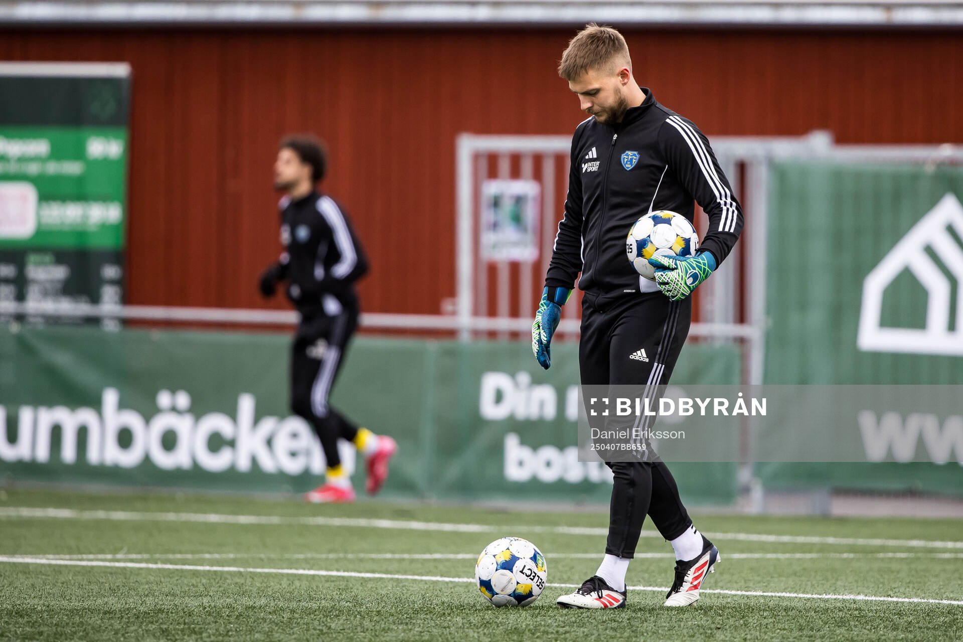 Falkenbergs målvakt Anton Andersson