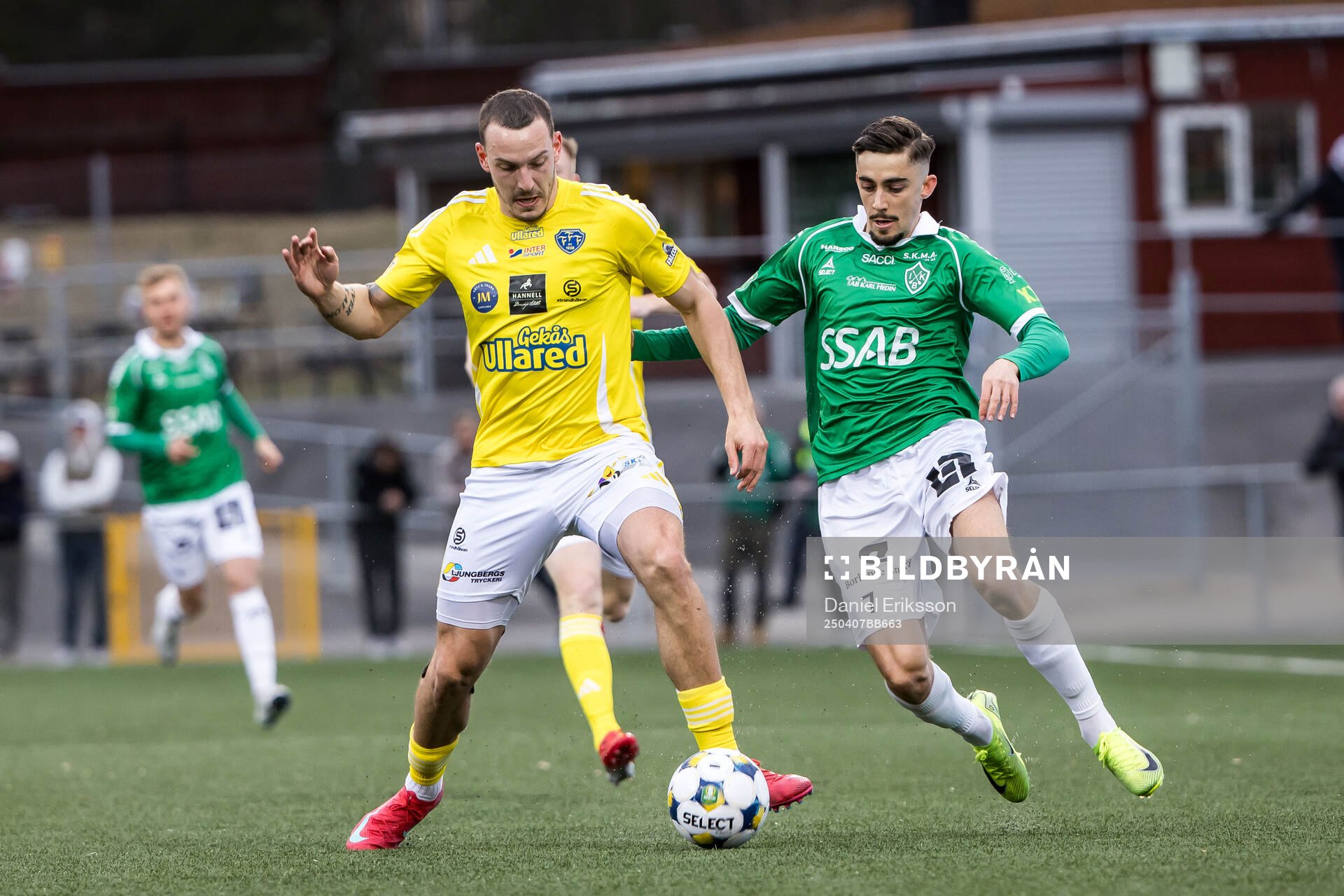 Falkenbergs Viktor Ekblom och Brages Emil Tot Wikström