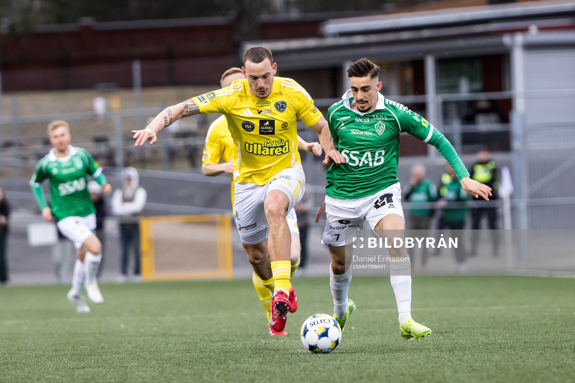 Falkenbergs Viktor Ekblom och Brages Emil Tot Wikström
