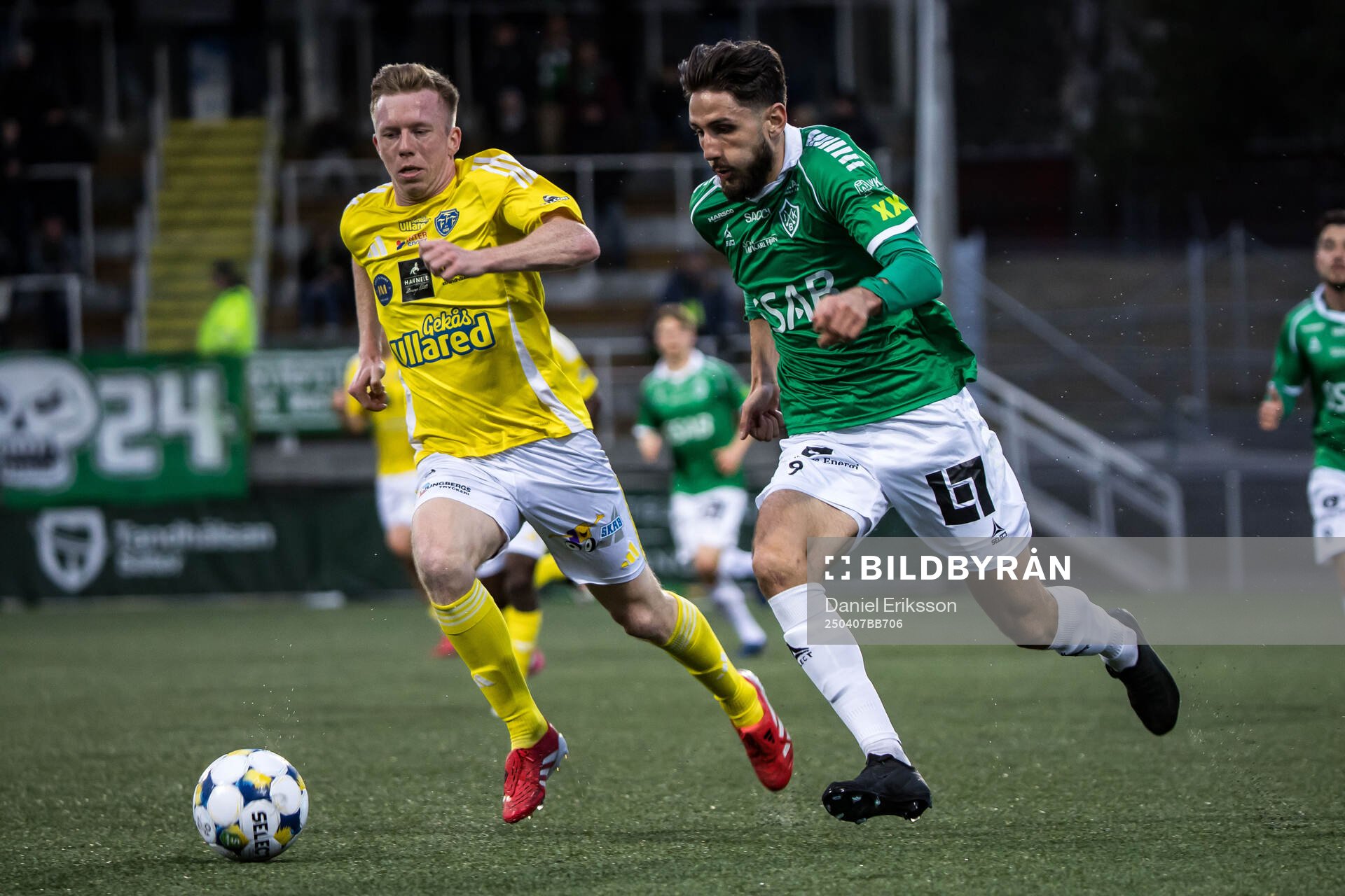 Falkenbergs Lucas Sibelius och Brages Filip Trpcevski