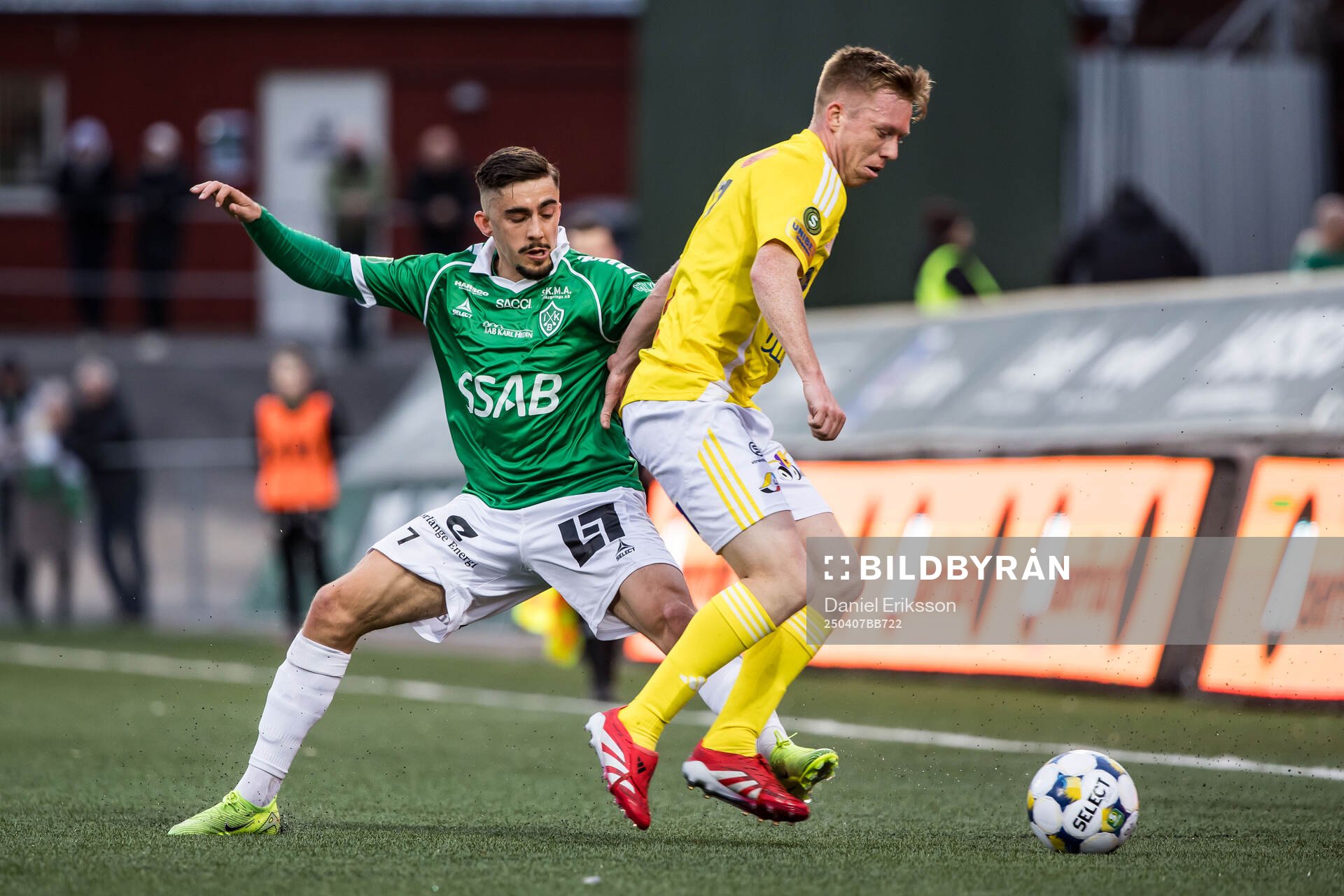 Brages Emil Tot Wikström och Falkenbergs Lucas Sibelius