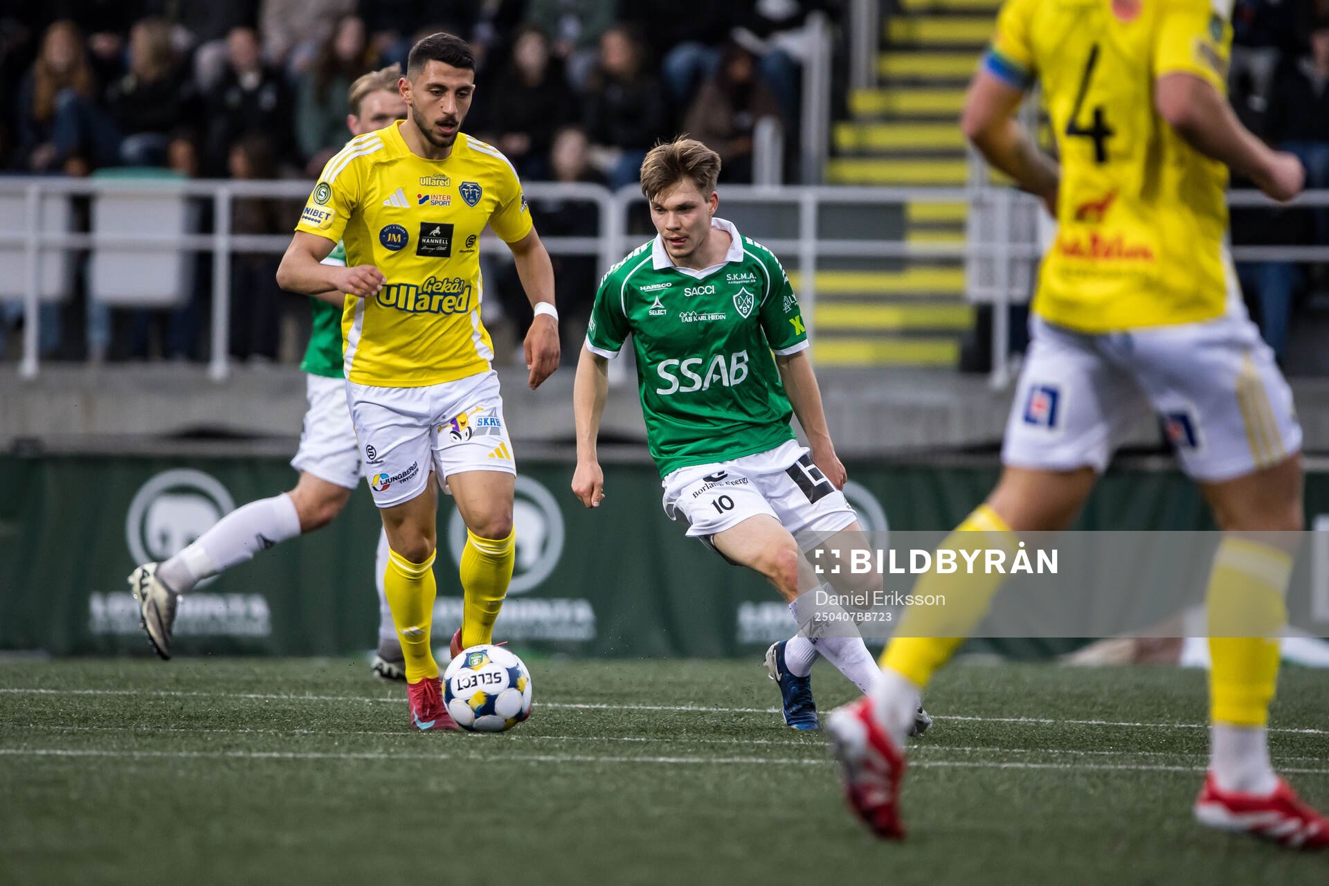 Falkenbergs Leonardo Farah Shahin och Brages Gustav Berggren