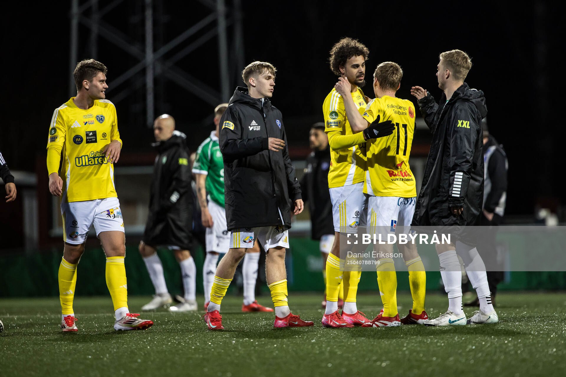 Falkenberg Spelarna jublar