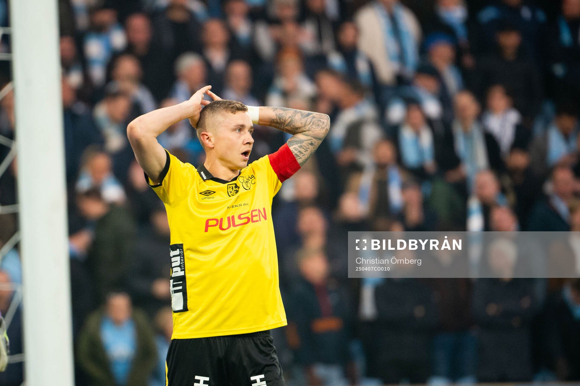 Elfsborgs Sebastian Holmen deppar