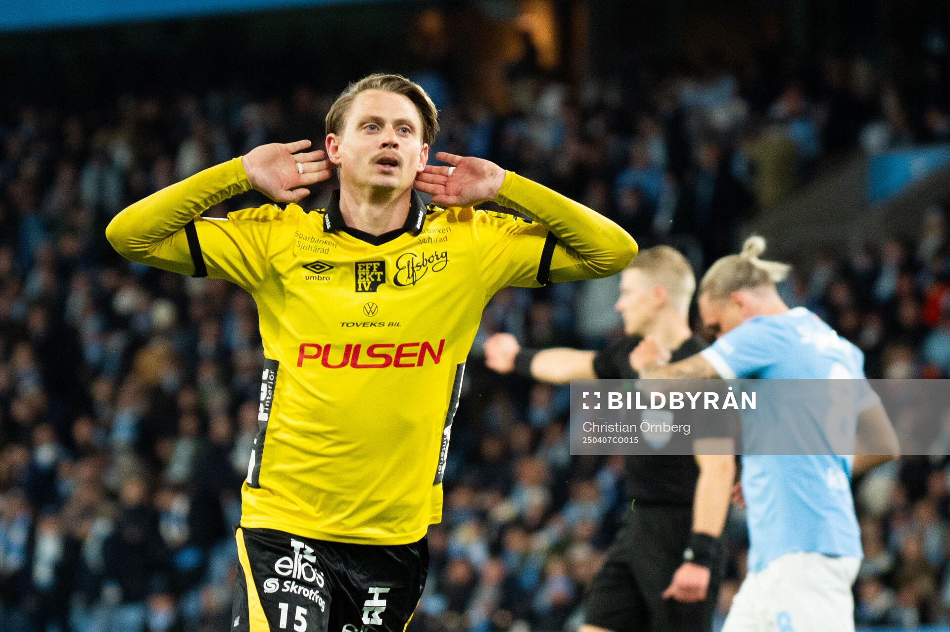 Elfsborgs Simon Hedlund jublar