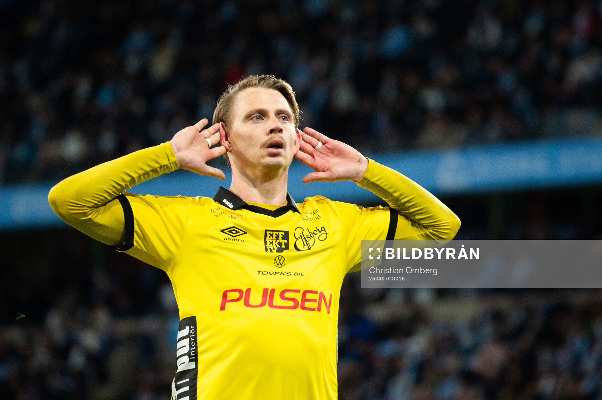 Elfsborgs Simon Hedlund jublar