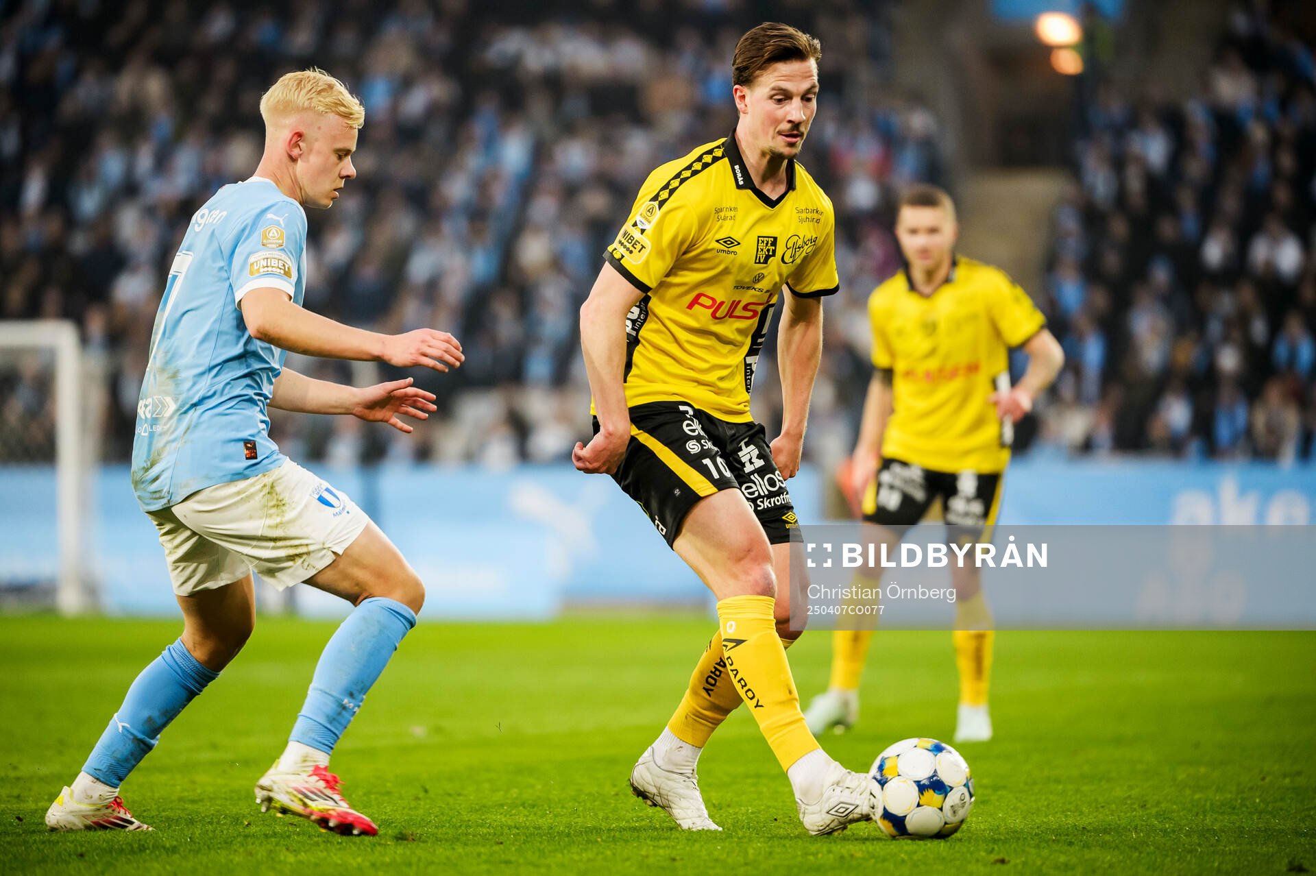 Malmö FFs Otto Rosengren mot Elfsborgs Simon Olsson