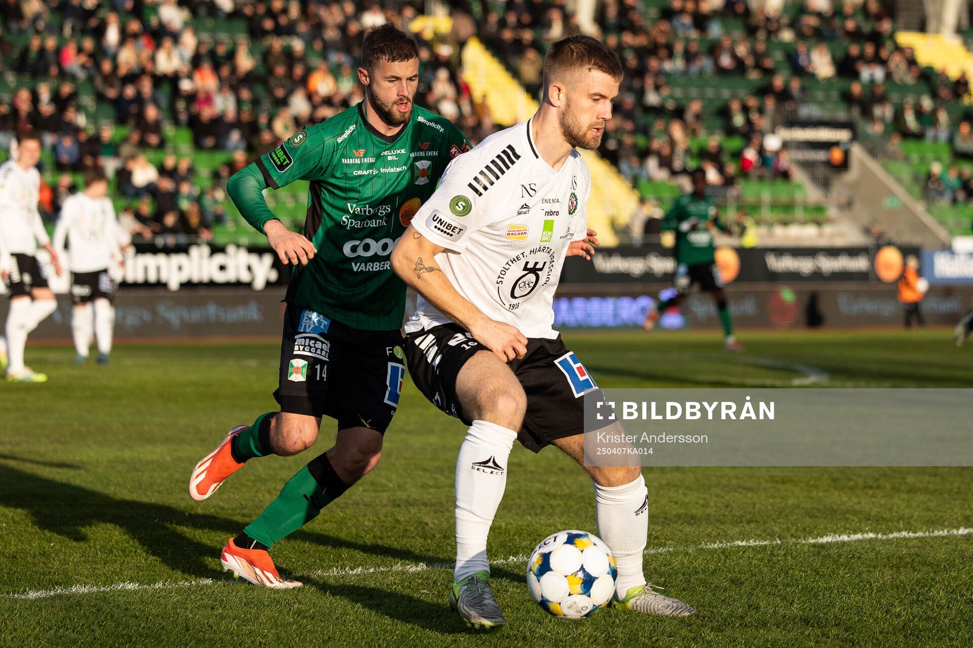 Varbergs Oliver Alfonsi och Örebros Hampus Söderström