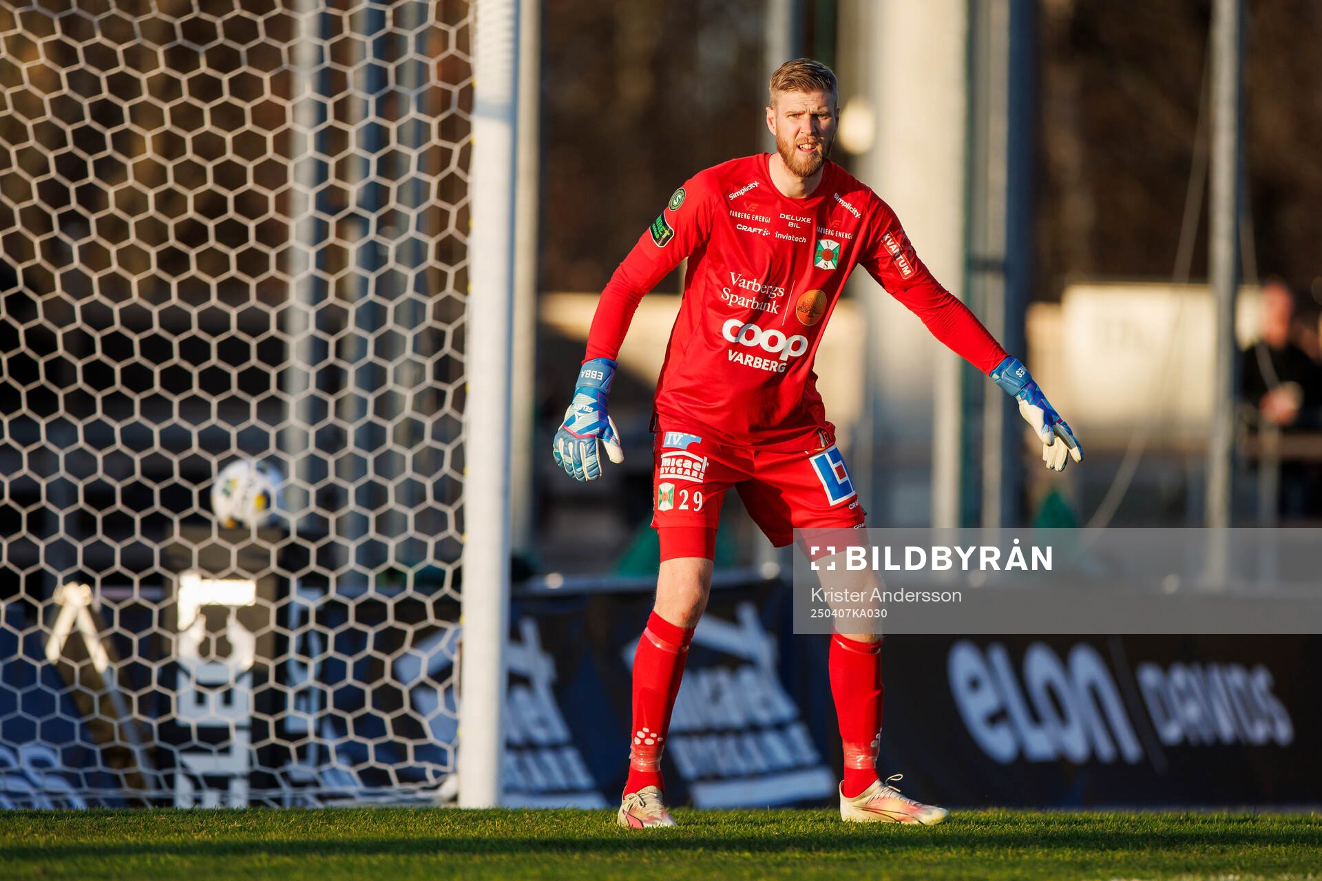 Varbergs målvakt Fredrik Andersson
