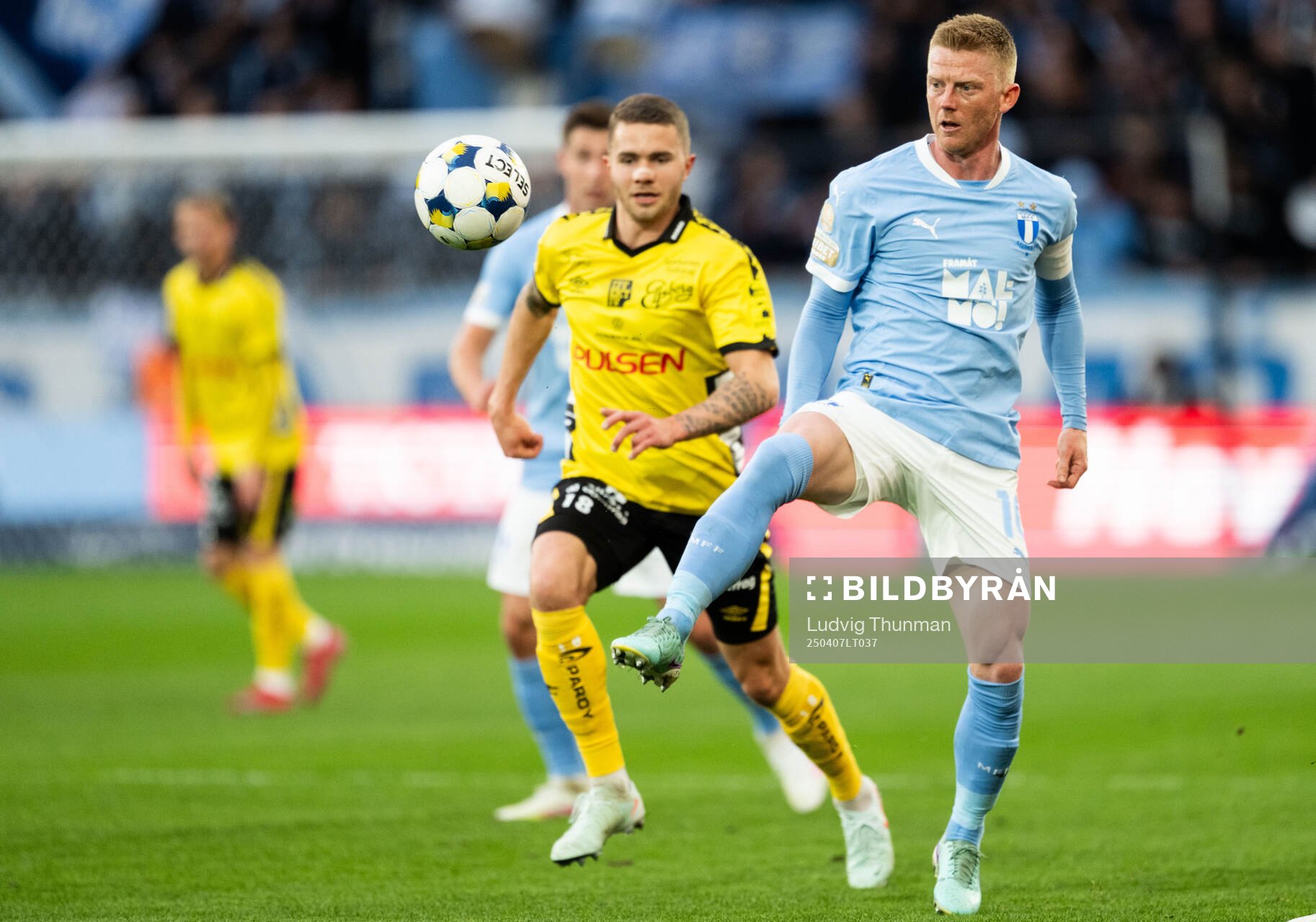 Malmö FFs Anders Bleg Christiansen och Elfsborgs Julius