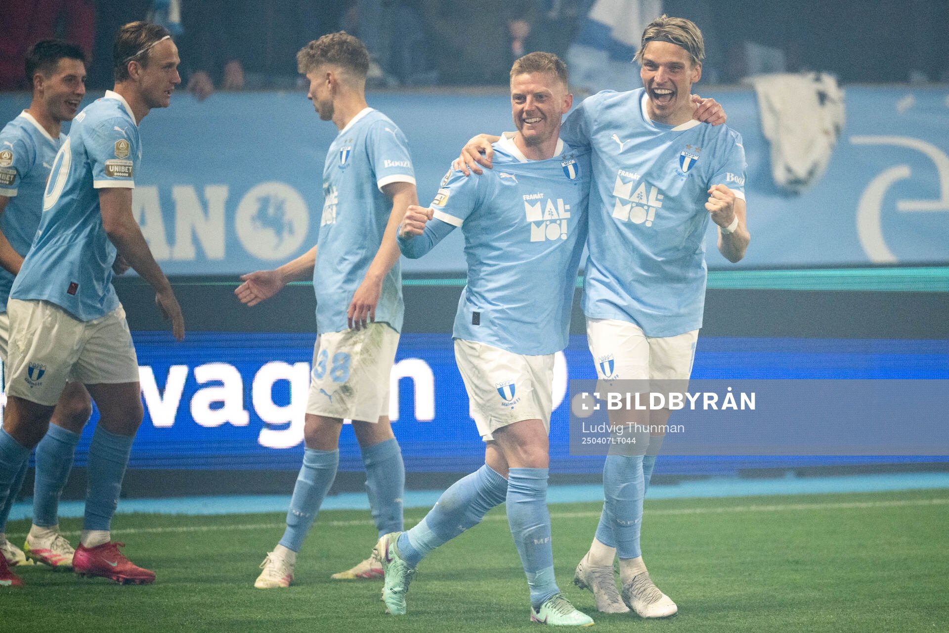 Malmö FFs Anders Bleg Christiansen och Jens Stryger Larsen